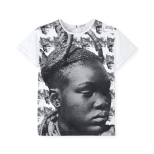Kids Jersey — Black & White Portrait All-Over Print
