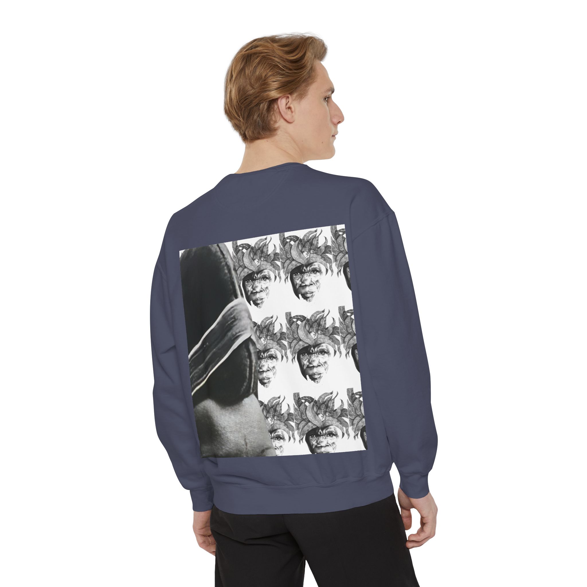Ancestral Echo: Cultural Heritage Crewneck Unisex Sweatshirt - Image 60