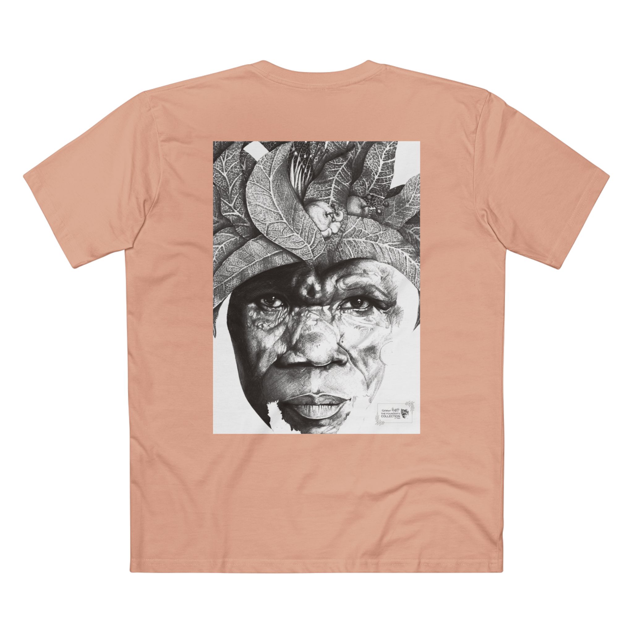 Portrait Tee — Monochrome Tribal Face Art Graphic T-Shirt - Image 18