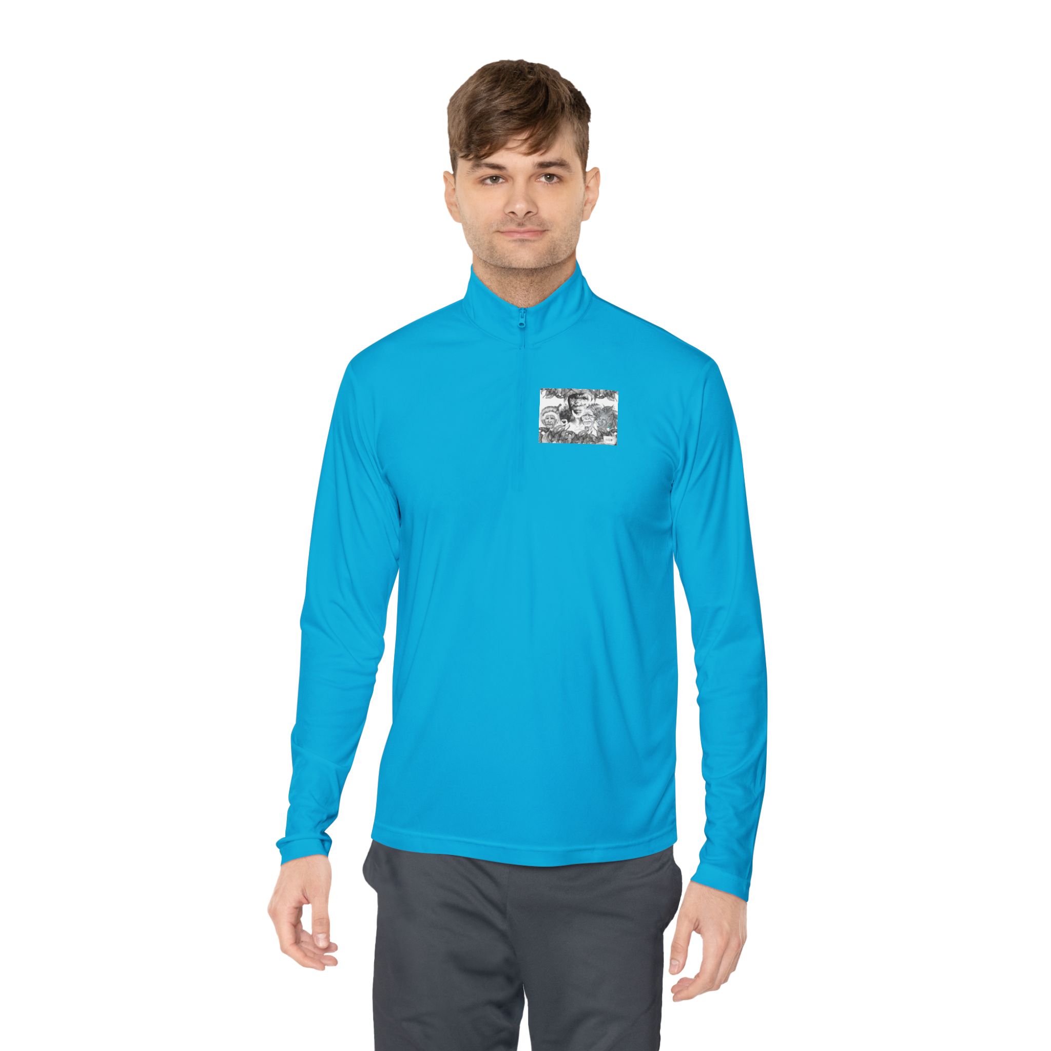 Unisex Quarter-Zip Pullover - Image 20