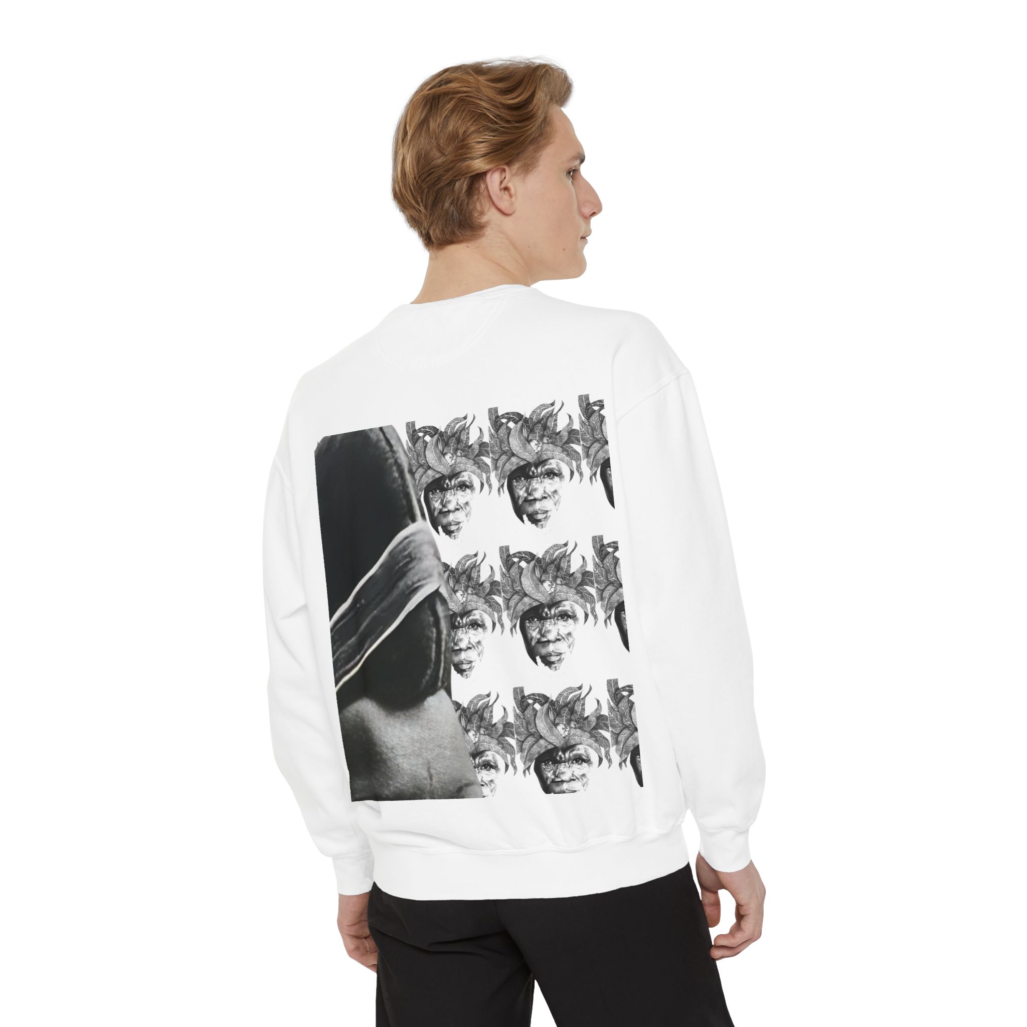 Ancestral Echo: Cultural Heritage Crewneck Unisex Sweatshirt - Image 4