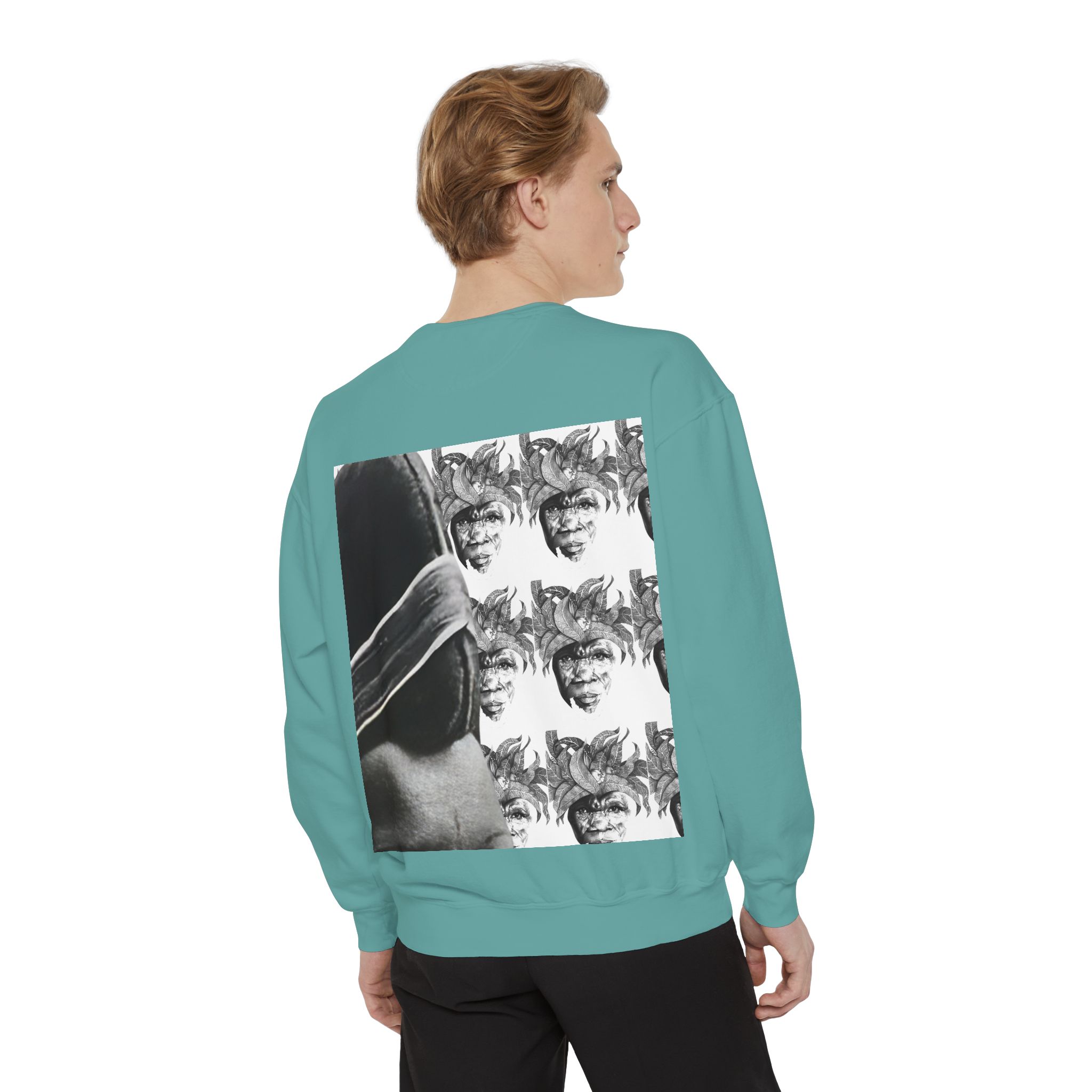 Ancestral Echo: Cultural Heritage Crewneck Unisex Sweatshirt - Image 36