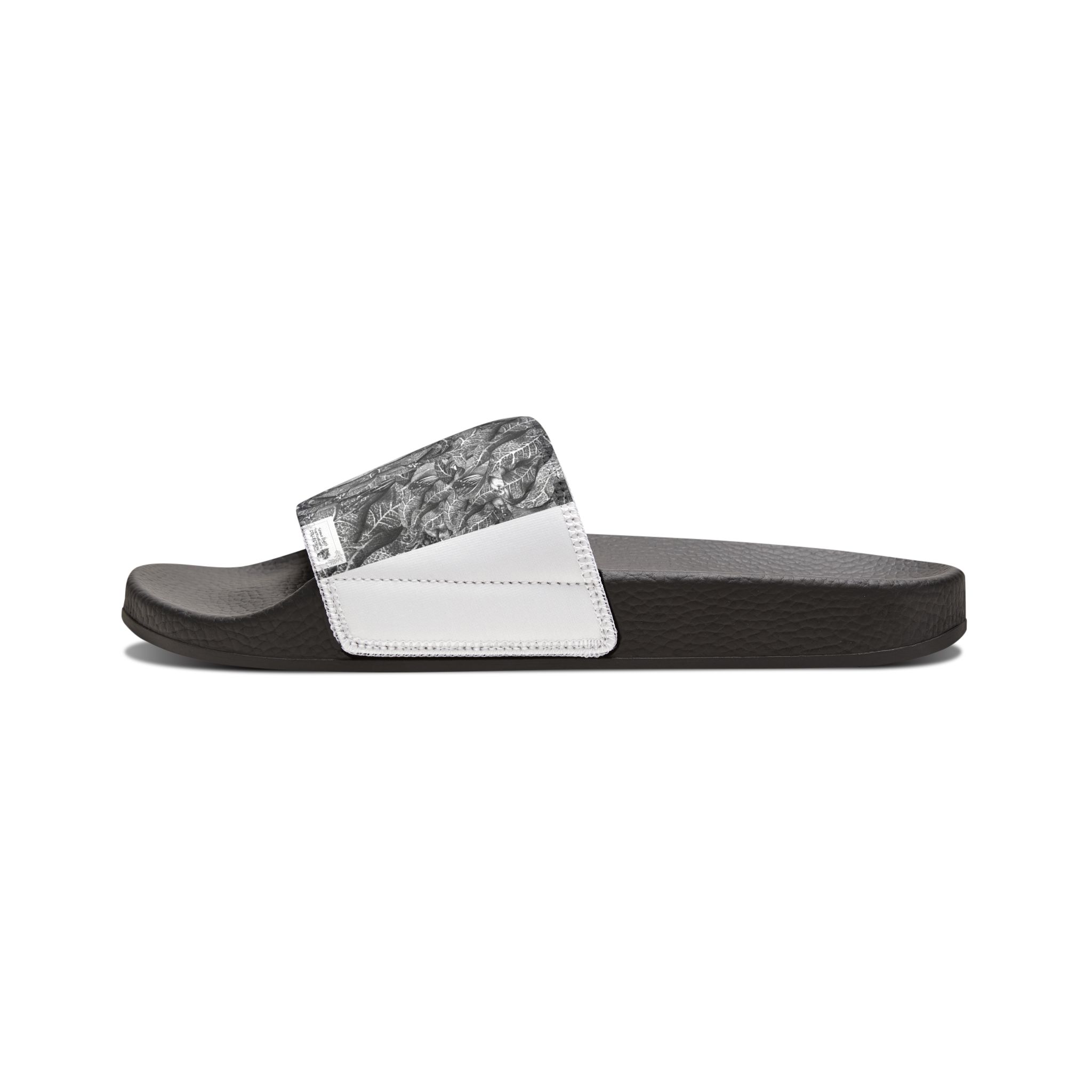 Youth Slide Sandals — Gray Marble Removable-Strap Slides - Image 5