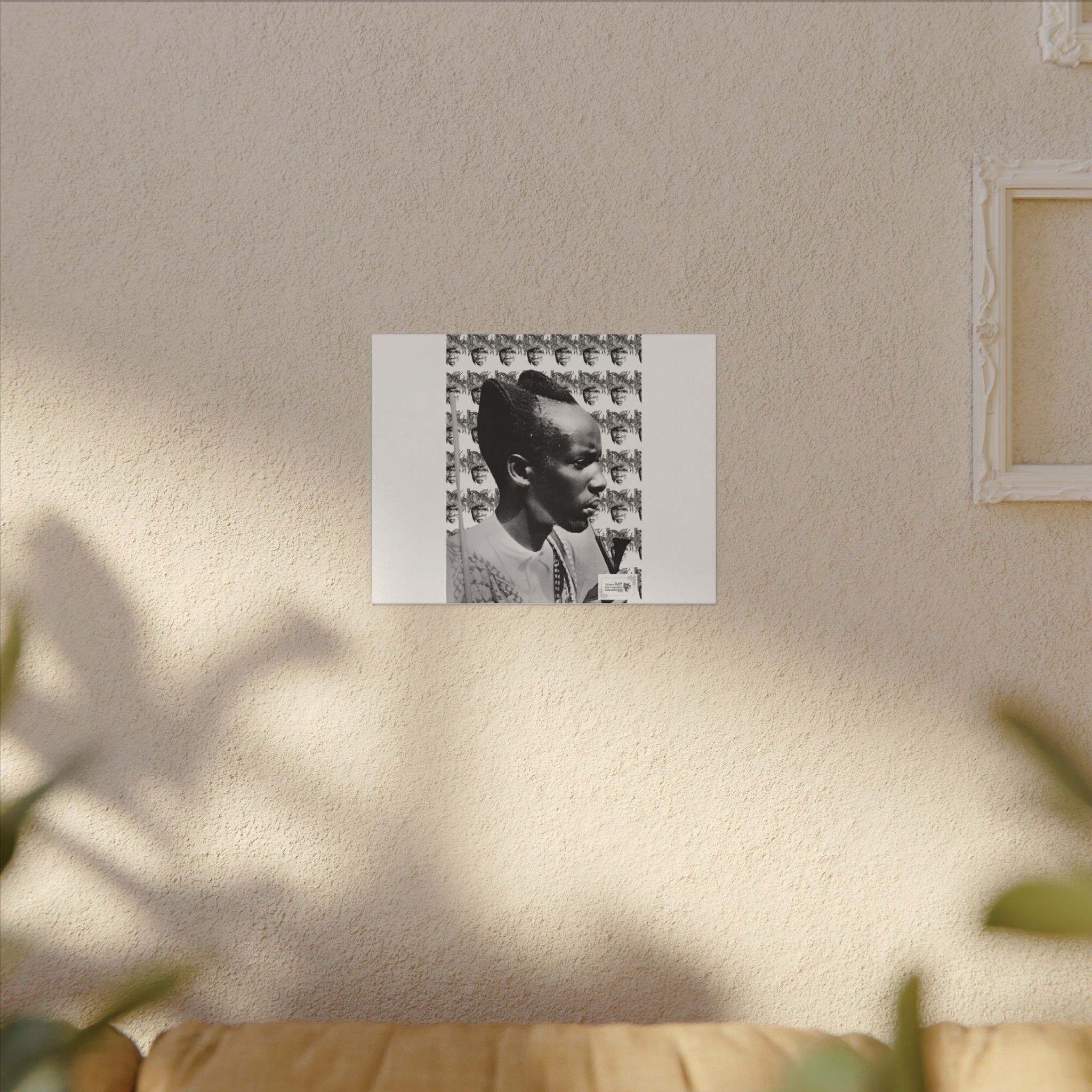 Matte Canvas Print — Black & White Portrait Art (Stretched) - Image 135