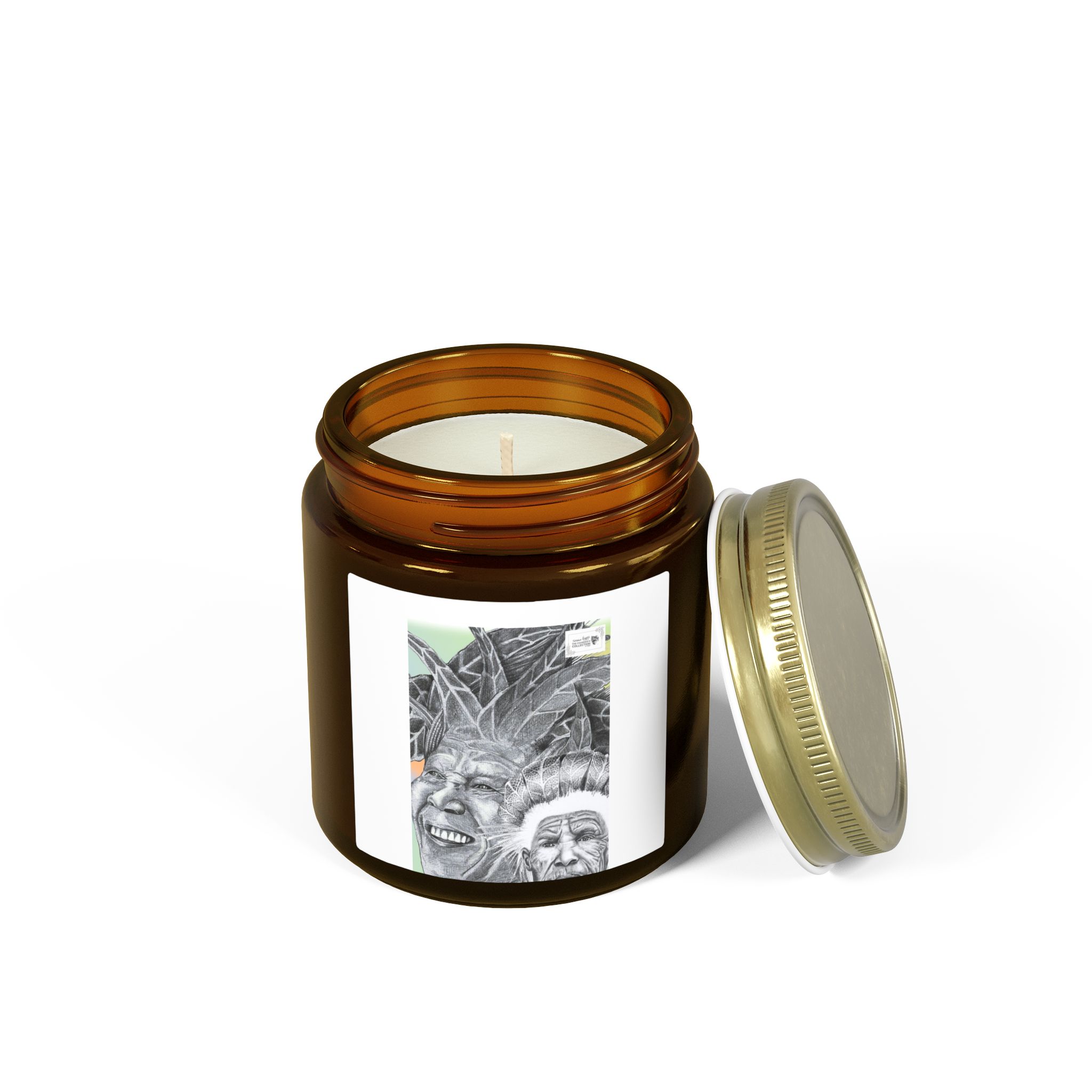 Coconut Apricot Scented Candle (4oz/9oz) — Tropical, Sweet & Clean Wax Jar - Image 70