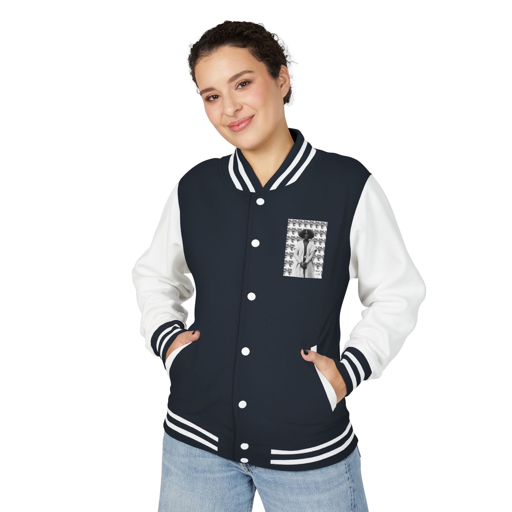Unisex Heavyweight Letterman Jacket - Image 39