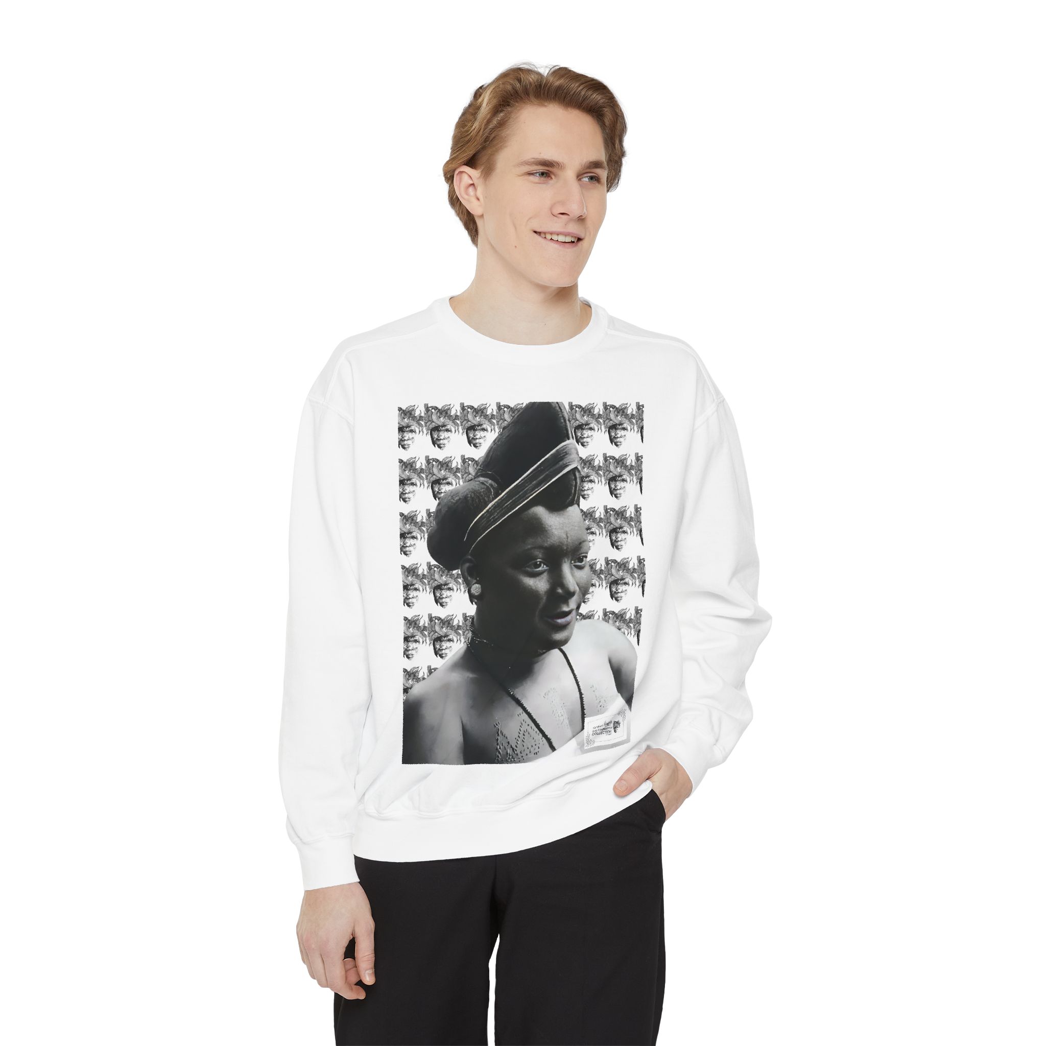 Ancestral Echo: Cultural Heritage Crewneck Unisex Sweatshirt - Image 3