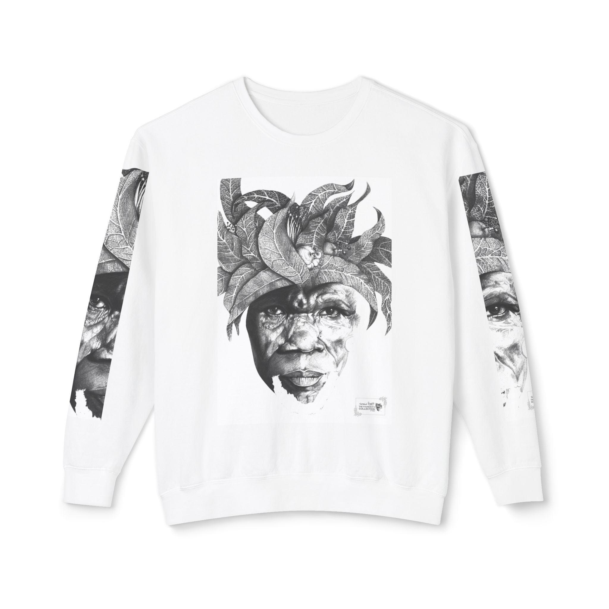 The Original Sunman: Softness & Sustainable Vision - Unisex Lightweight Crewneck Sweatshirt - By Siphiwe Ngwenya