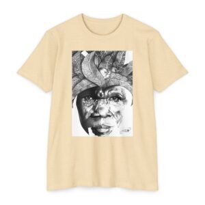 Portrait Art T-Shirt — Black & White Collage Face Tee