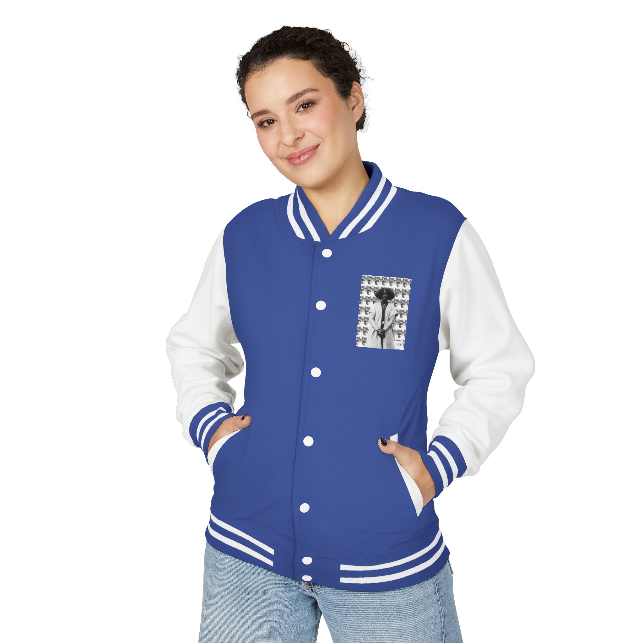 Unisex Heavyweight Letterman Jacket - Image 19