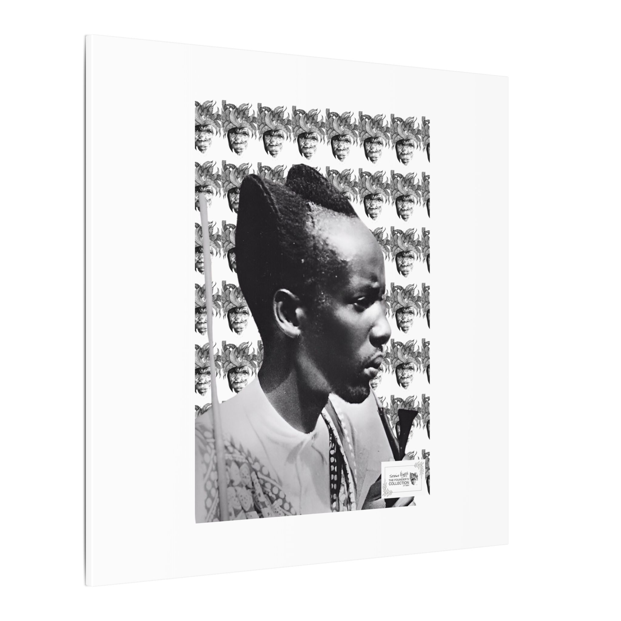 Matte Canvas Print — Black & White Portrait Art (Stretched) - Image 74