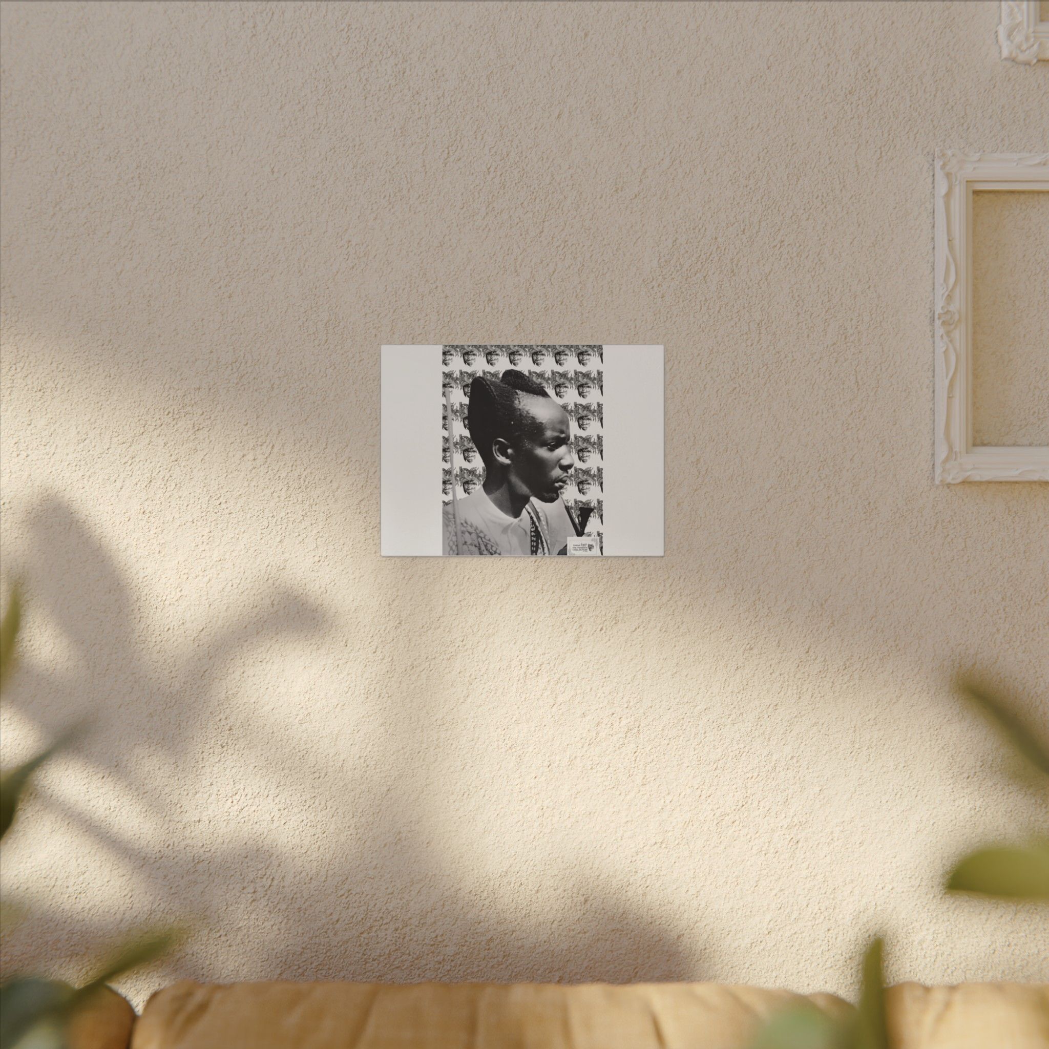 Matte Canvas Print — Black & White Portrait Art (Stretched) - Image 163