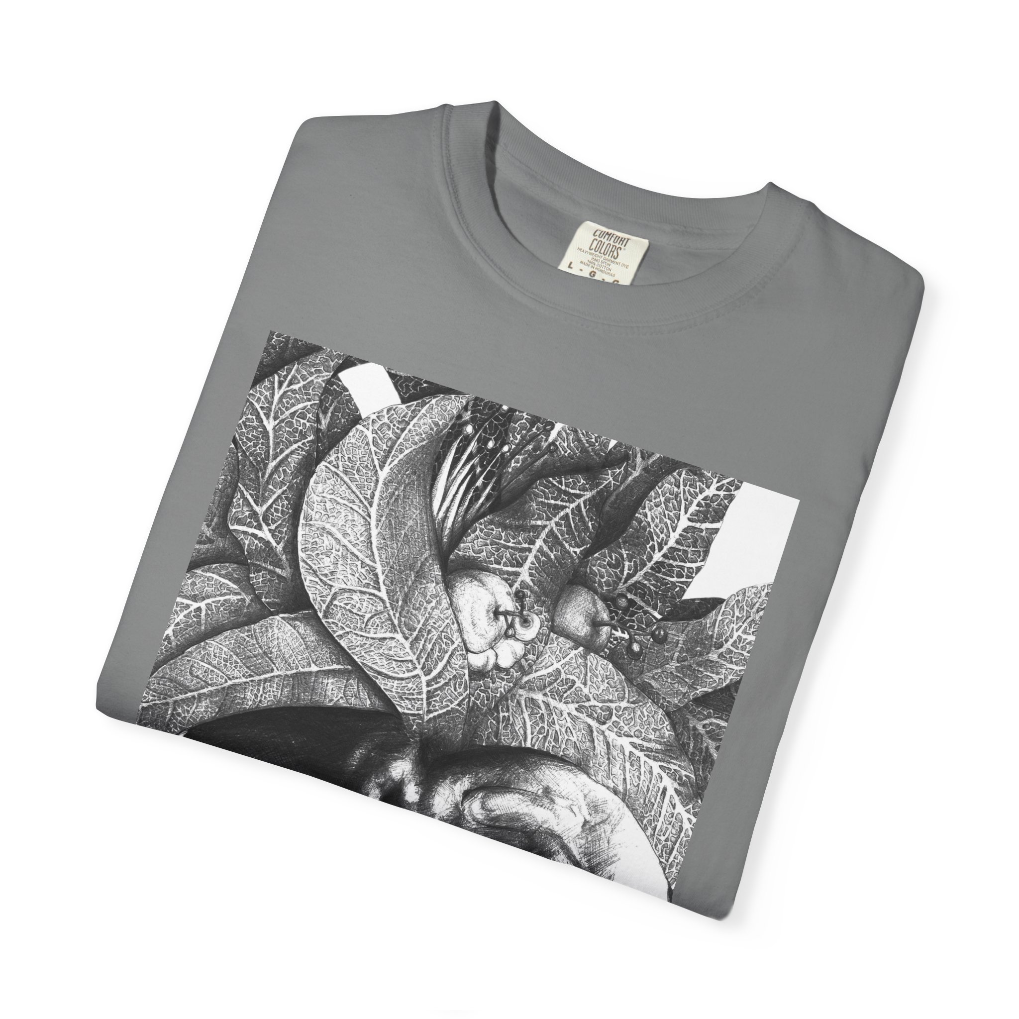 Portrait Graphic T-Shirt — Monochrome Tribal Face Art Tee - Image 35