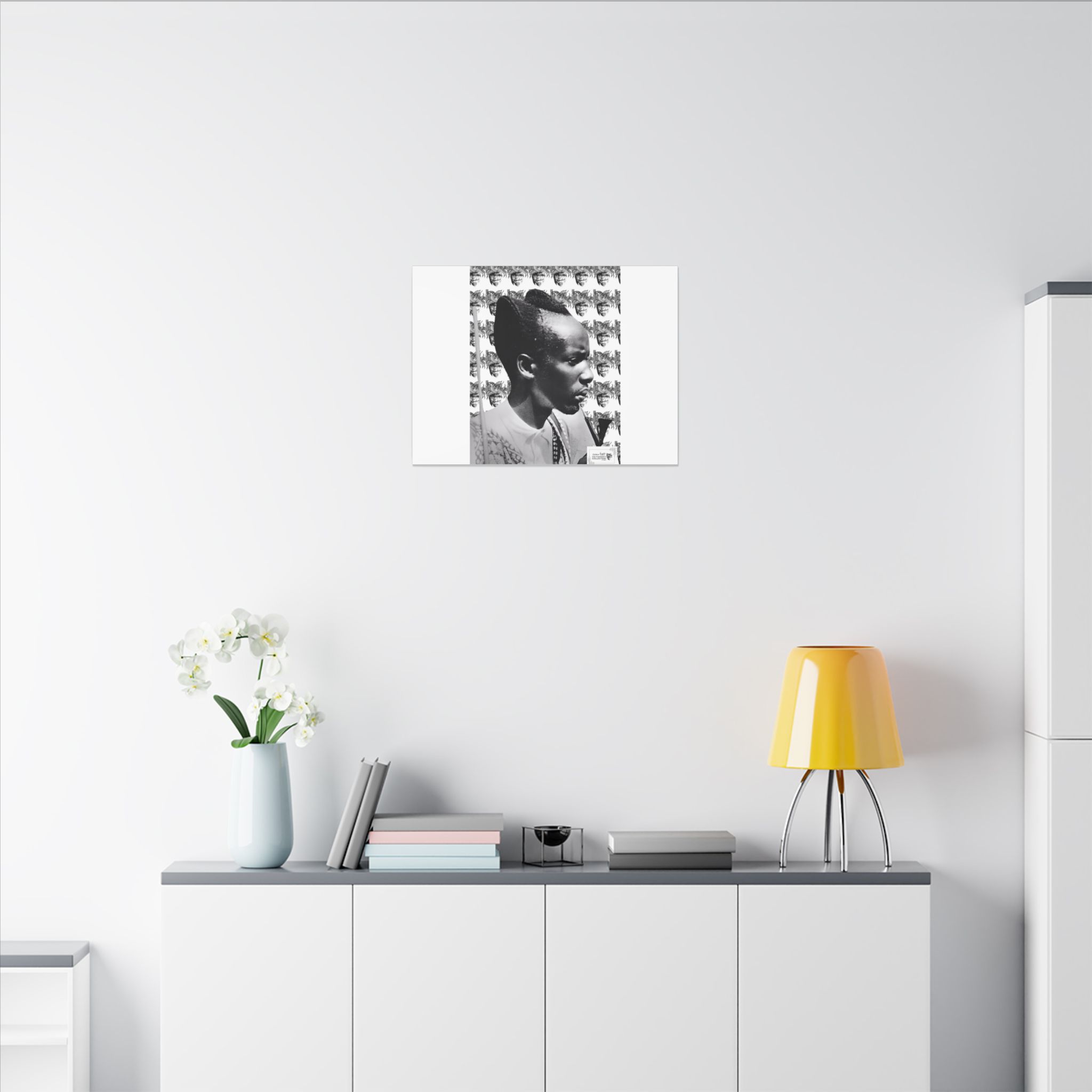 Matte Canvas Print — Black & White Portrait Art (Stretched) - Image 176