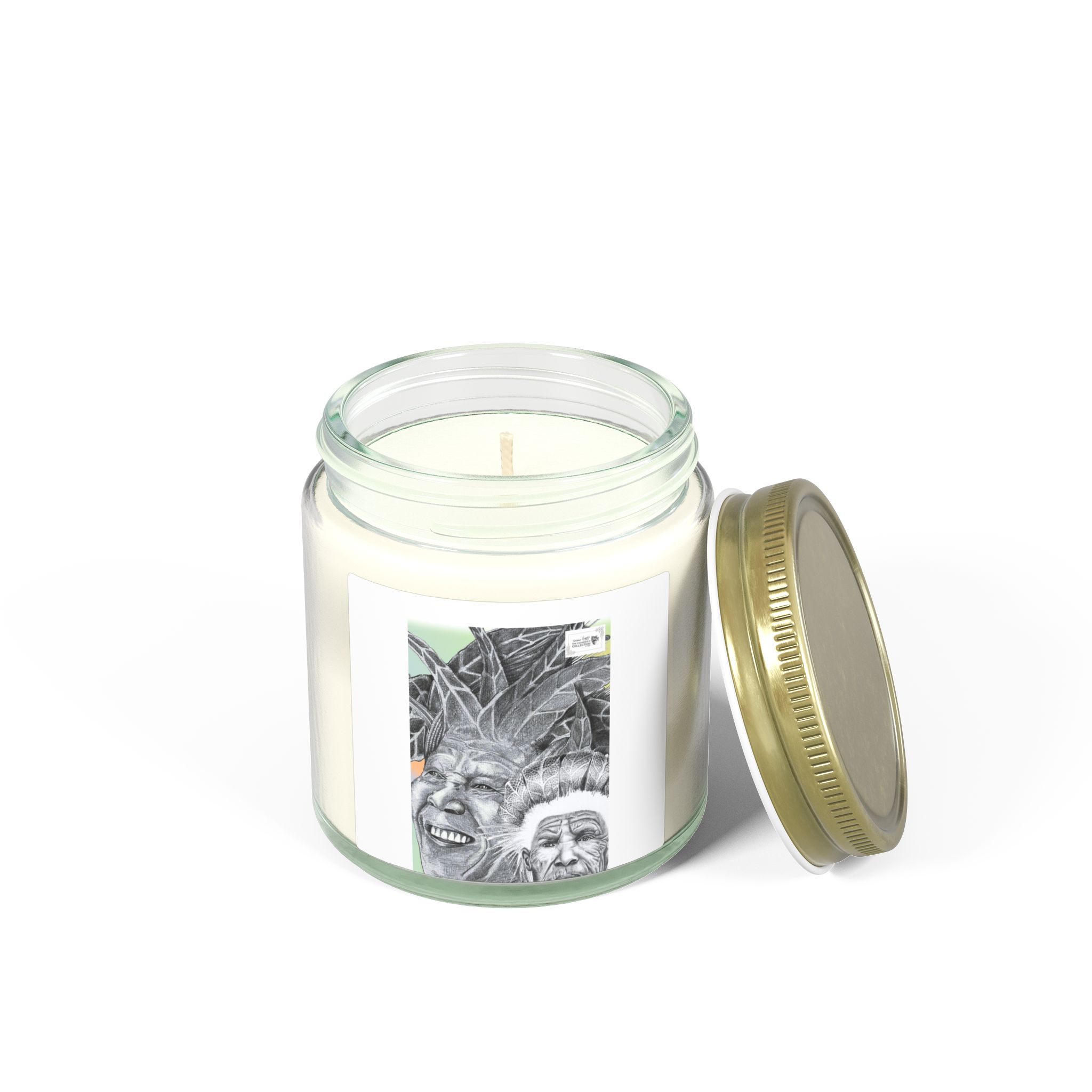 Coconut Apricot Scented Candle (4oz/9oz) — Tropical, Sweet & Clean Wax Jar - Image 6