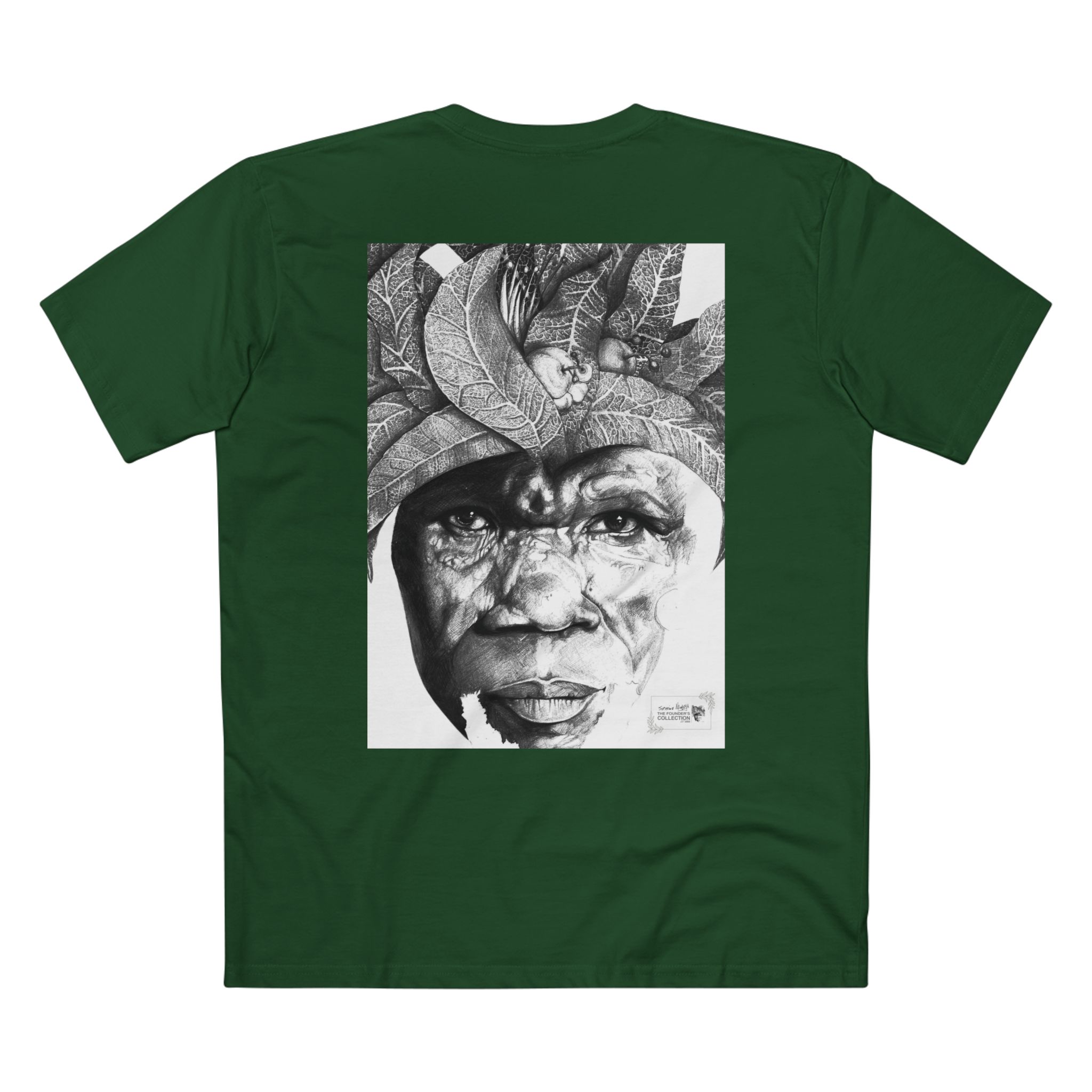 Portrait Tee — Monochrome Tribal Face Art Graphic T-Shirt - Image 42