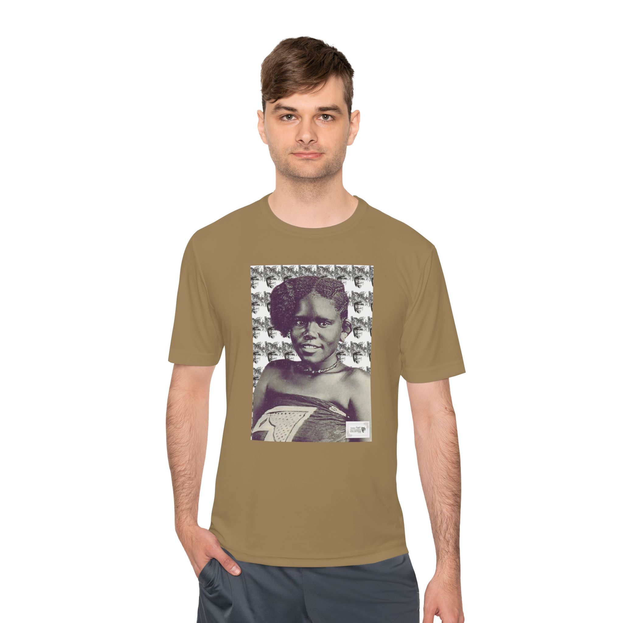 Graphic Tee — Vintage Portrait Black & White Photo Print - Image 23