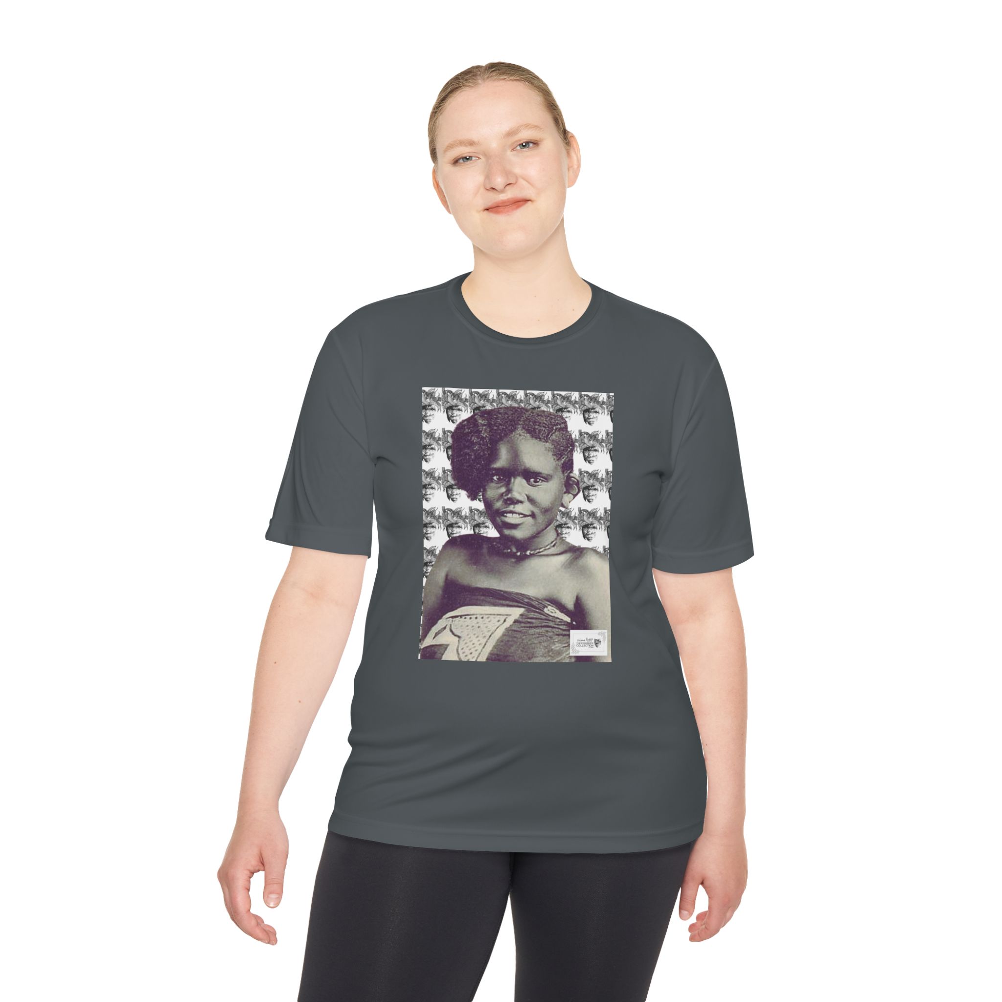 Graphic Tee — Vintage Portrait Black & White Photo Print - Image 16