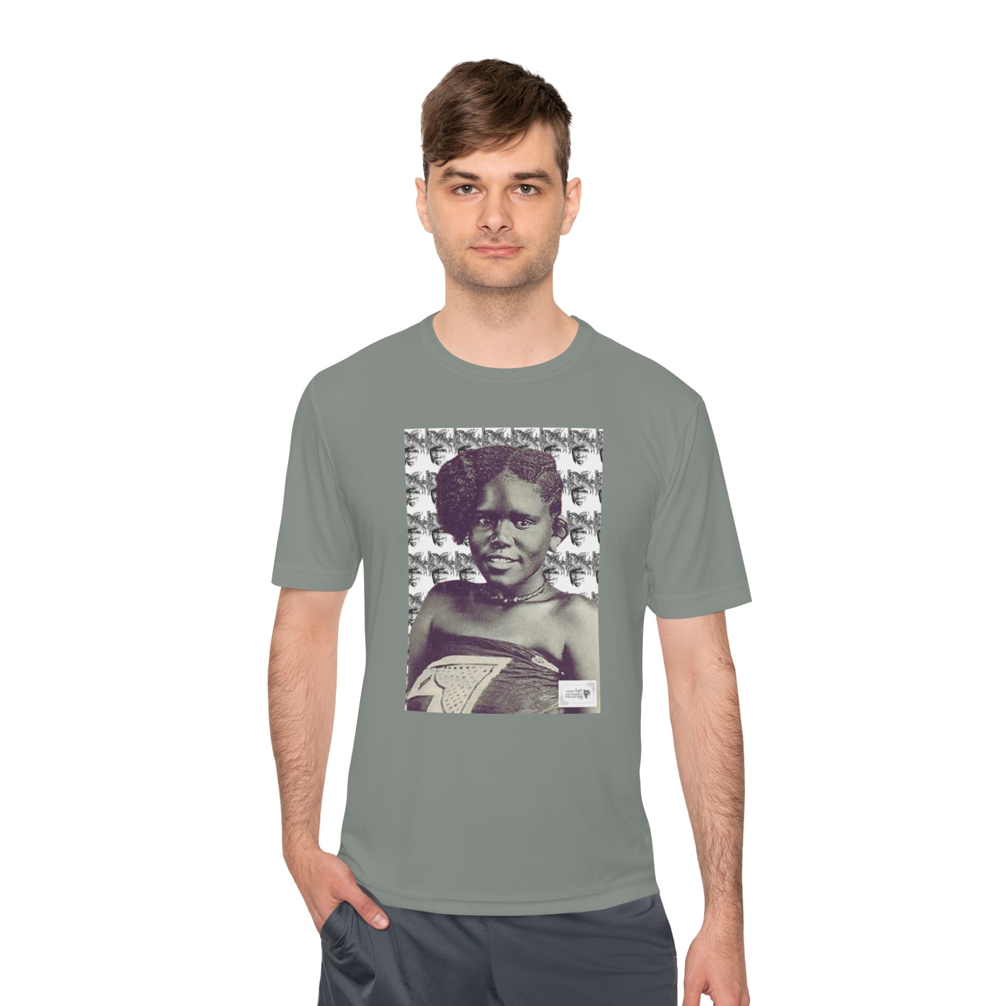Graphic Tee — Vintage Portrait Black & White Photo Print - Image 39