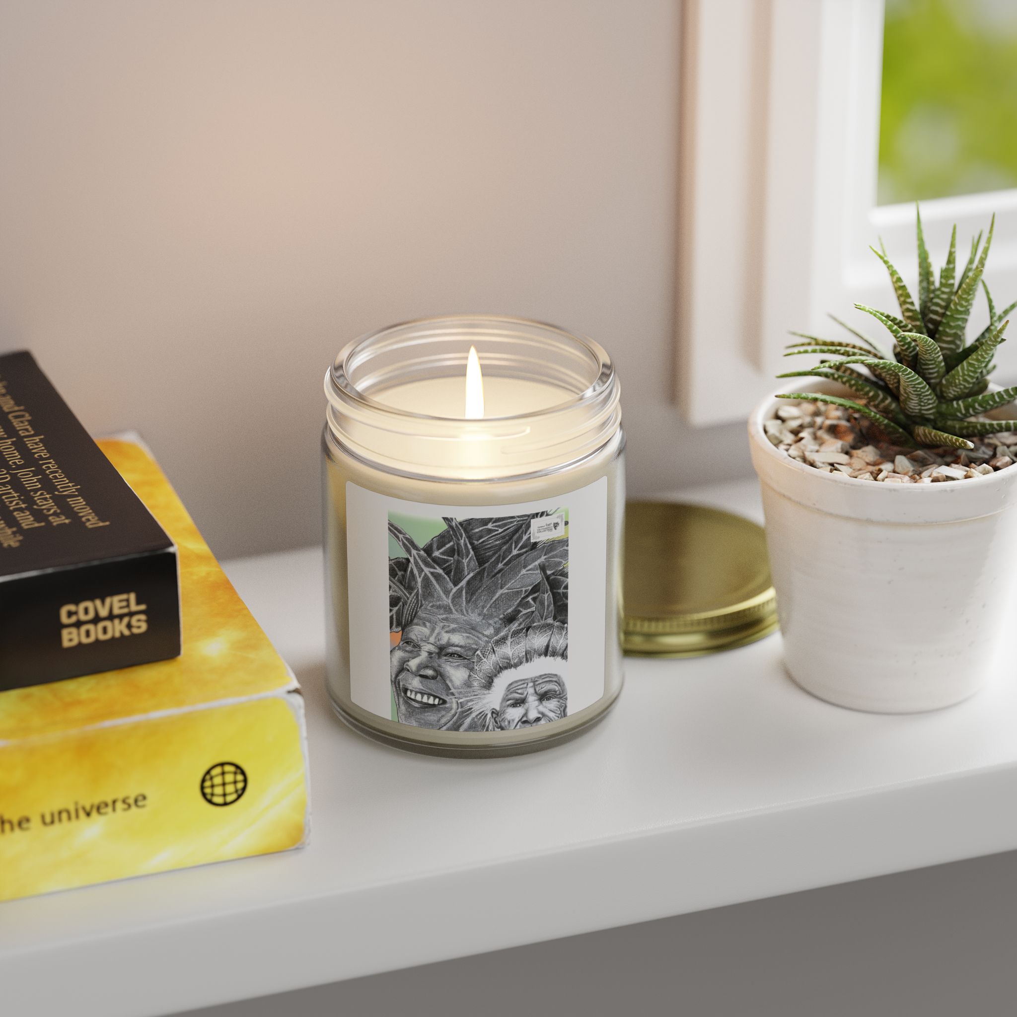 Coconut Apricot Scented Candle (4oz/9oz) — Tropical, Sweet & Clean Wax Jar - Image 43