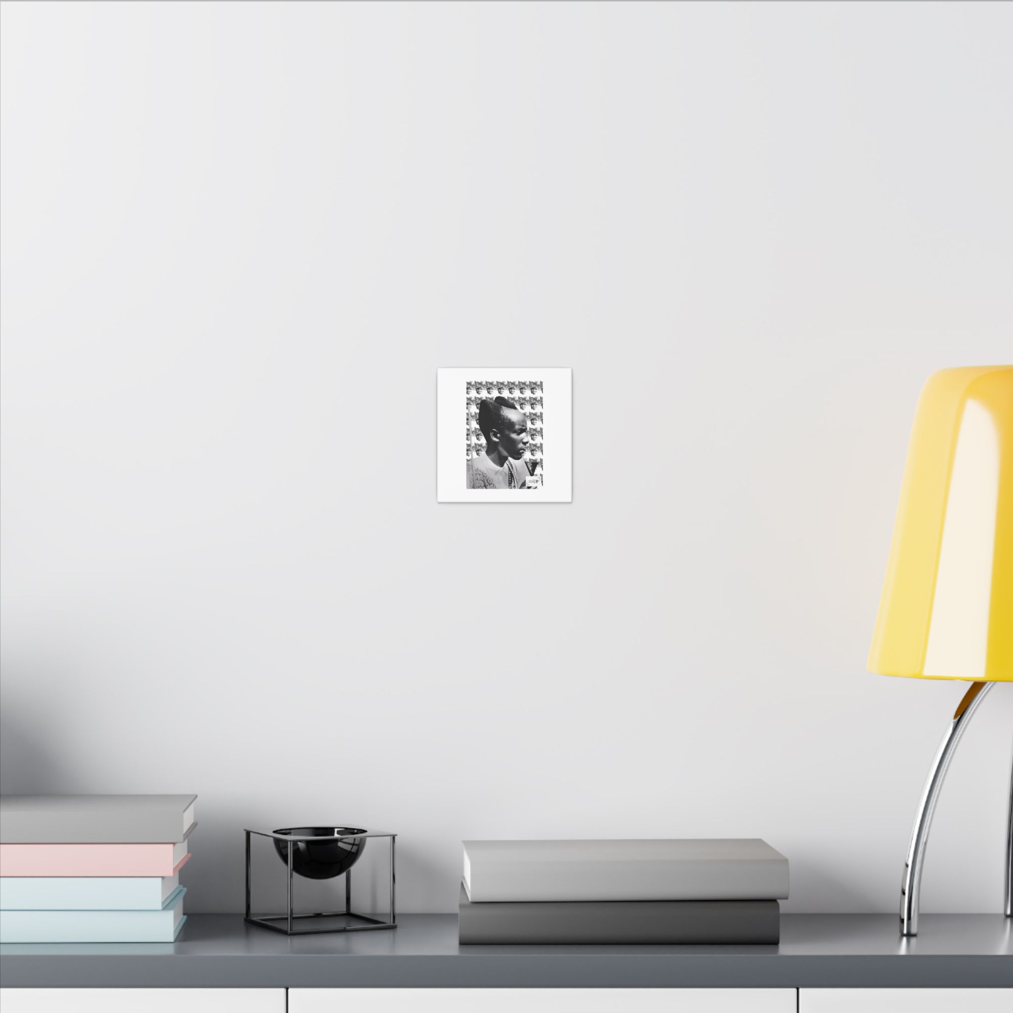 Matte Canvas Print — Black & White Portrait Art (Stretched) - Image 96