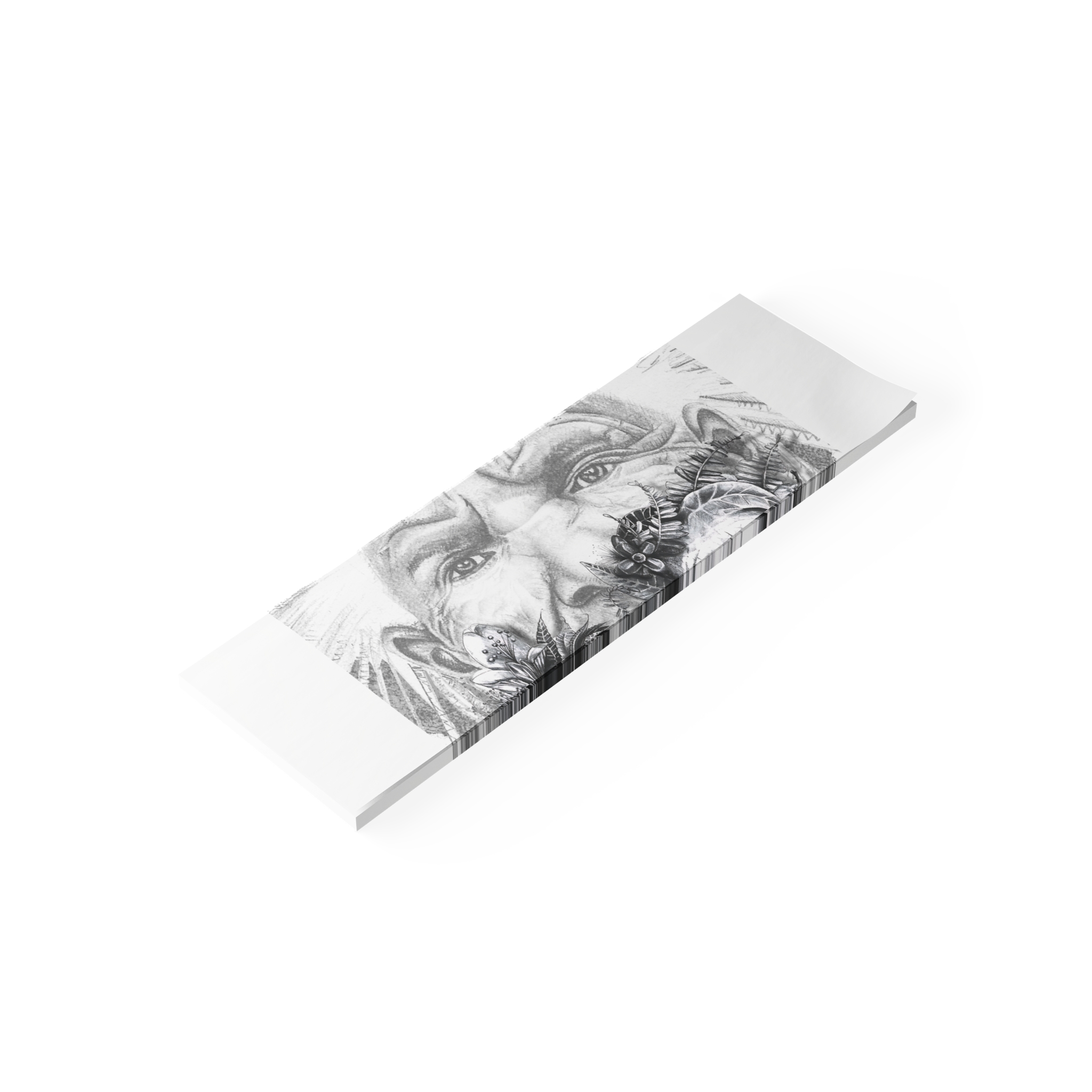 Post-it Note Pad — Pencil Portrait of Indigenous Elders (Sketch Art Sticky Notes) - Image 22