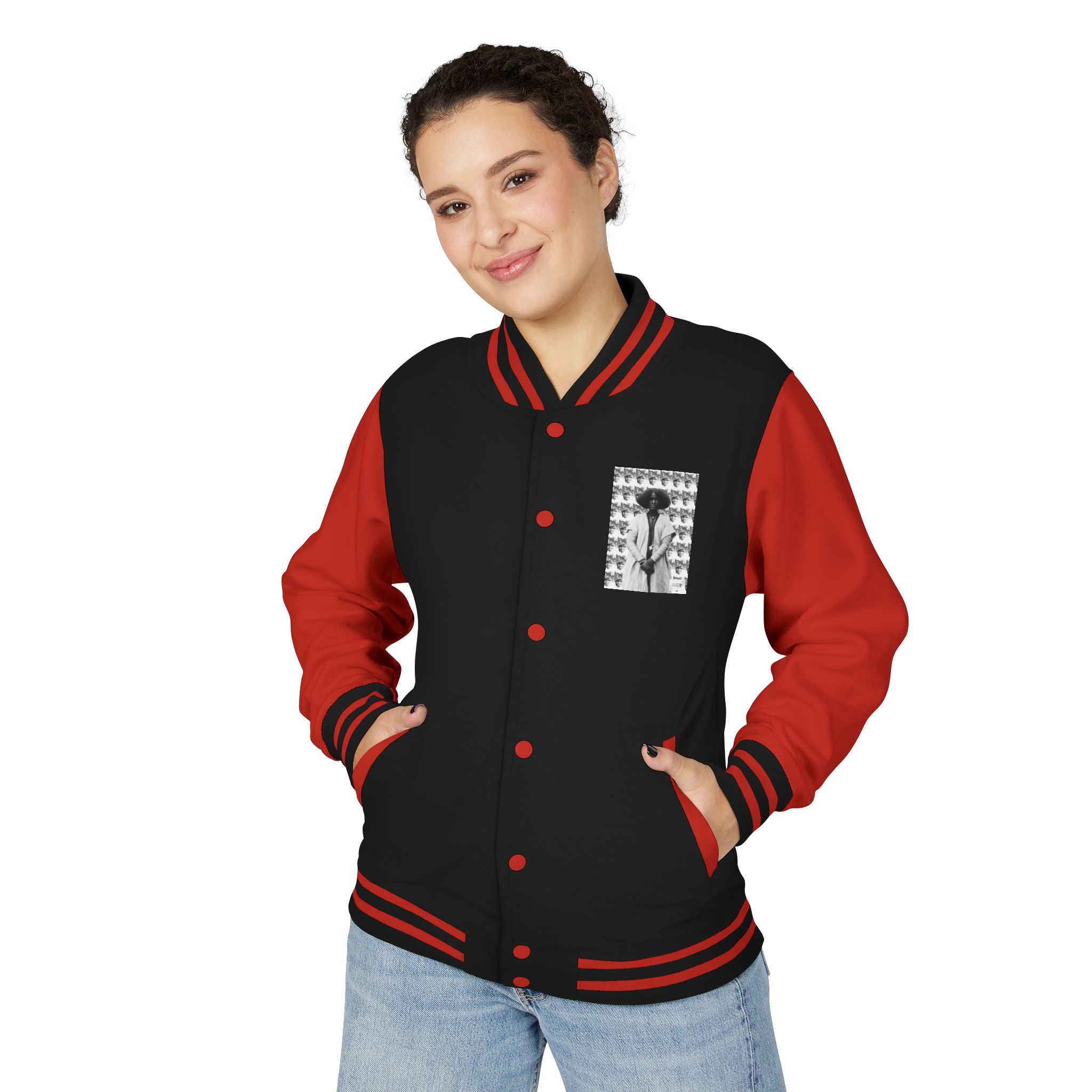 Unisex Heavyweight Letterman Jacket - Image 47