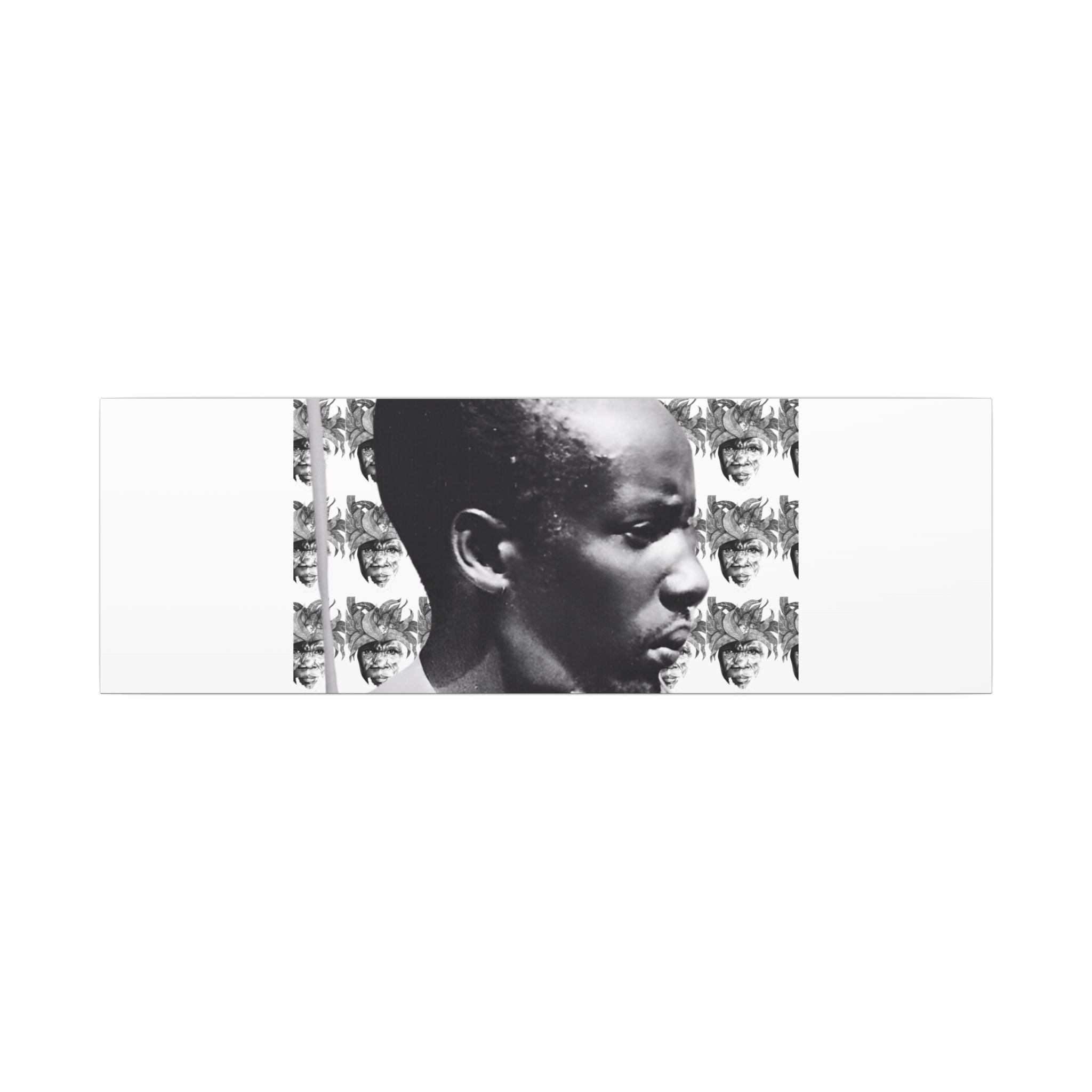 Matte Canvas Print — Black & White Portrait Art (Stretched) - Image 61