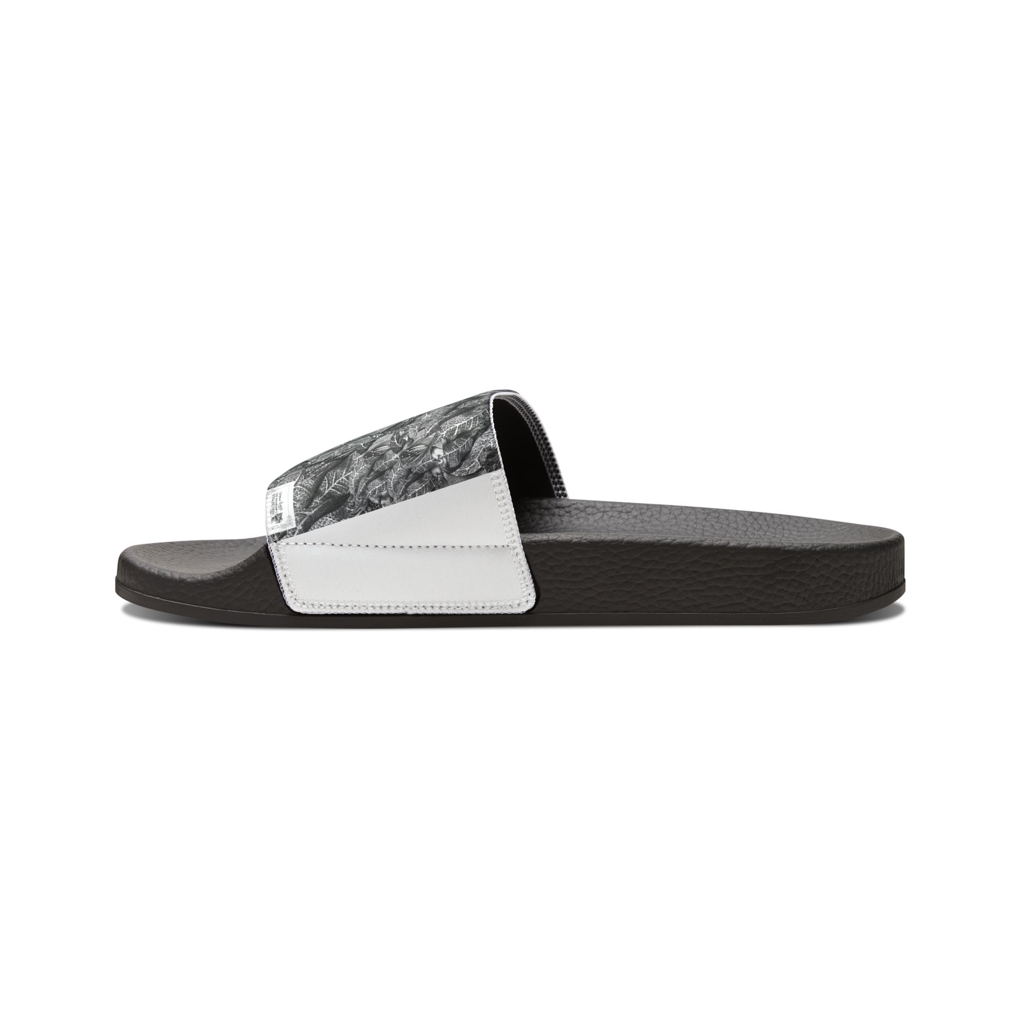 Youth Slide Sandals — Gray Marble Removable-Strap Slides - Image 7