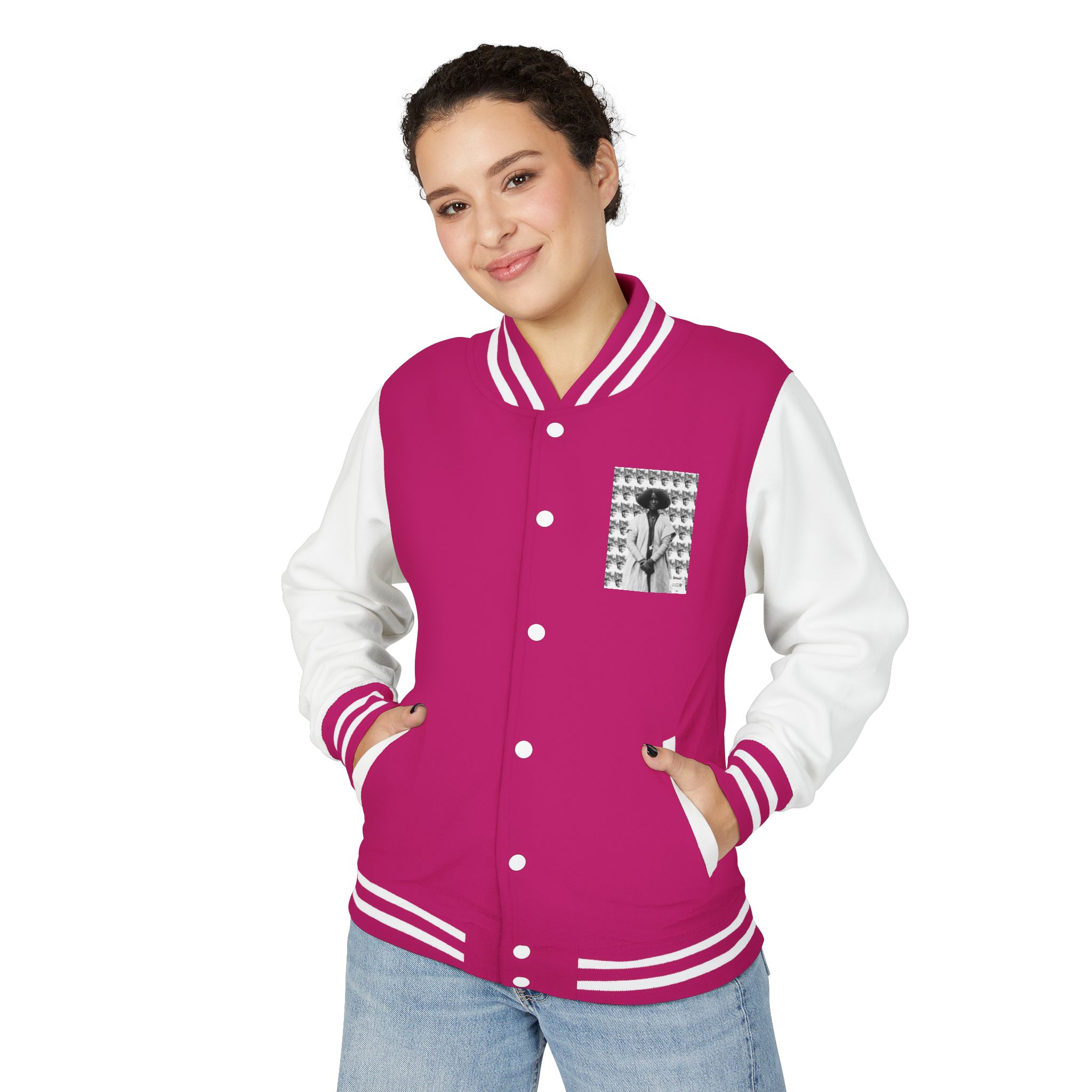 Unisex Heavyweight Letterman Jacket - Image 7