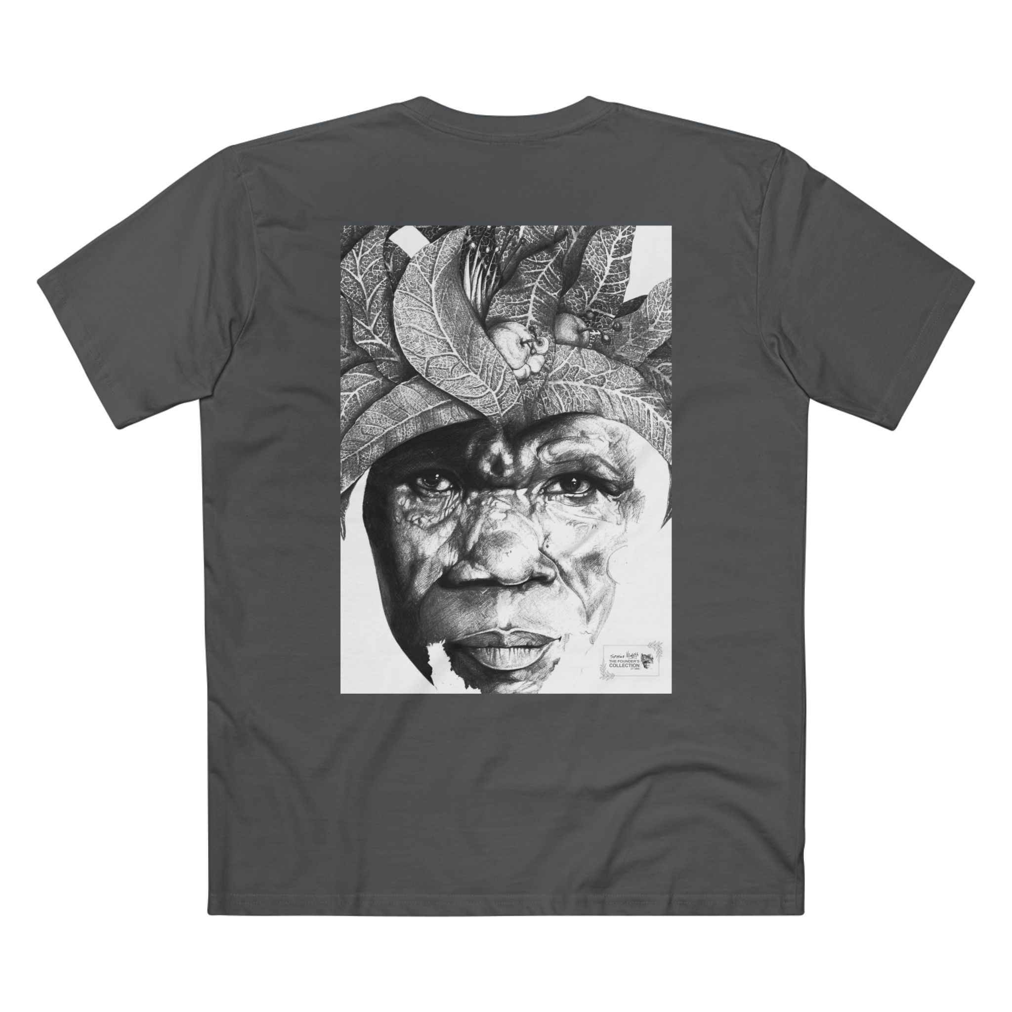 Portrait Tee — Monochrome Tribal Face Art Graphic T-Shirt - Image 38