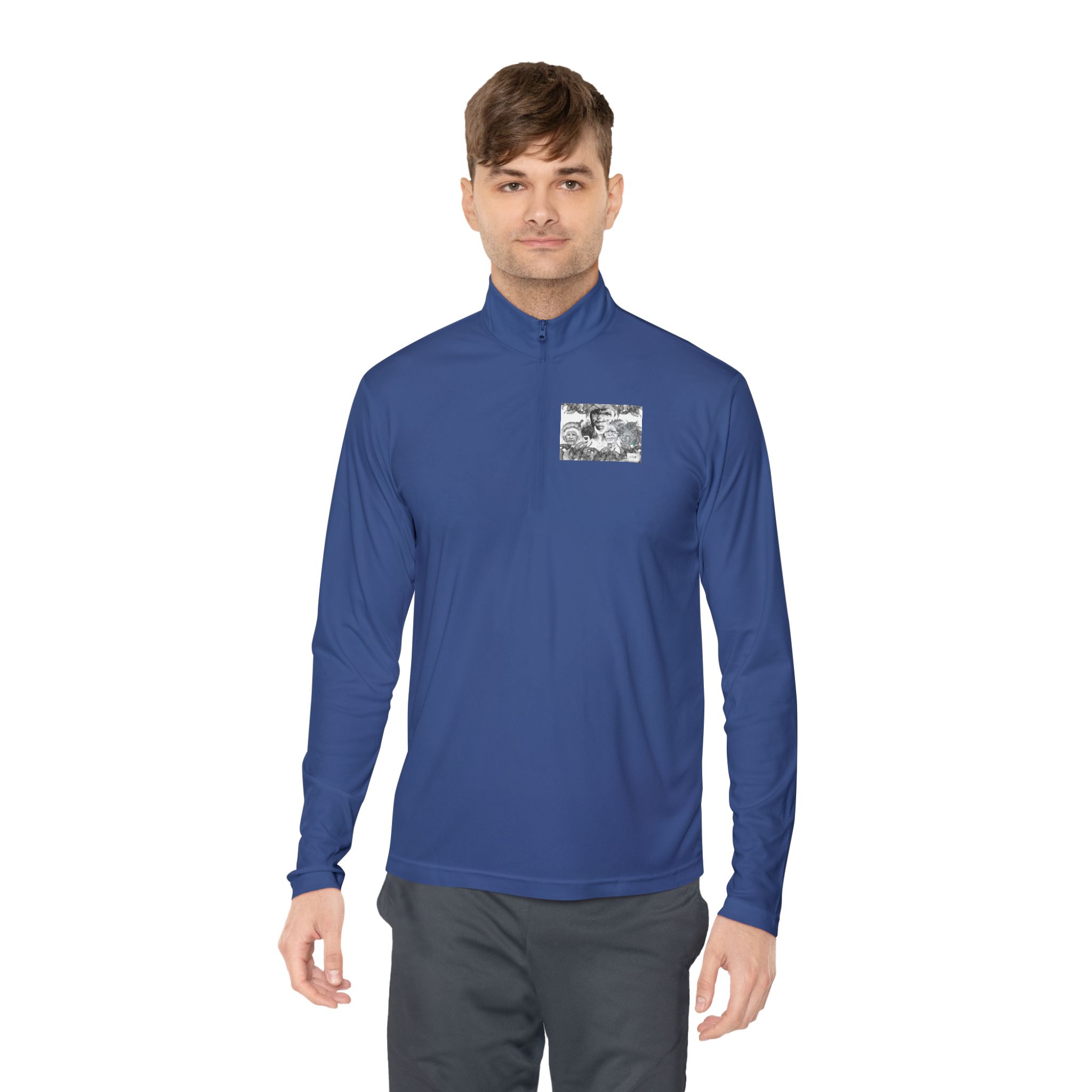 Unisex Quarter-Zip Pullover - Image 24