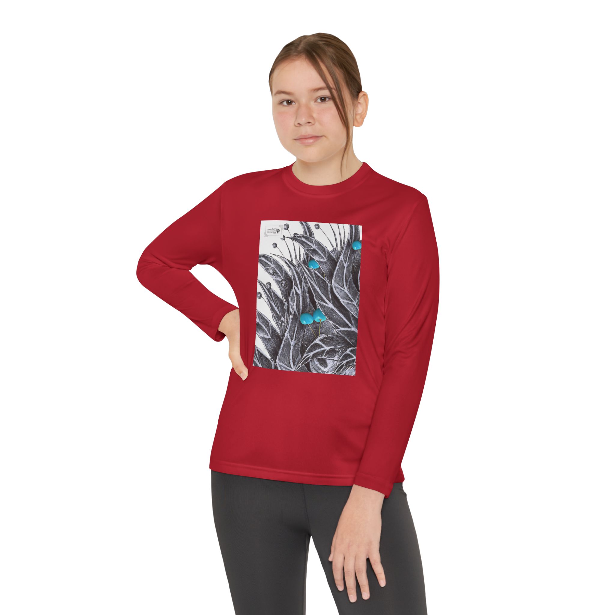 Youth Long Sleeve Competitor Tee - Image 64