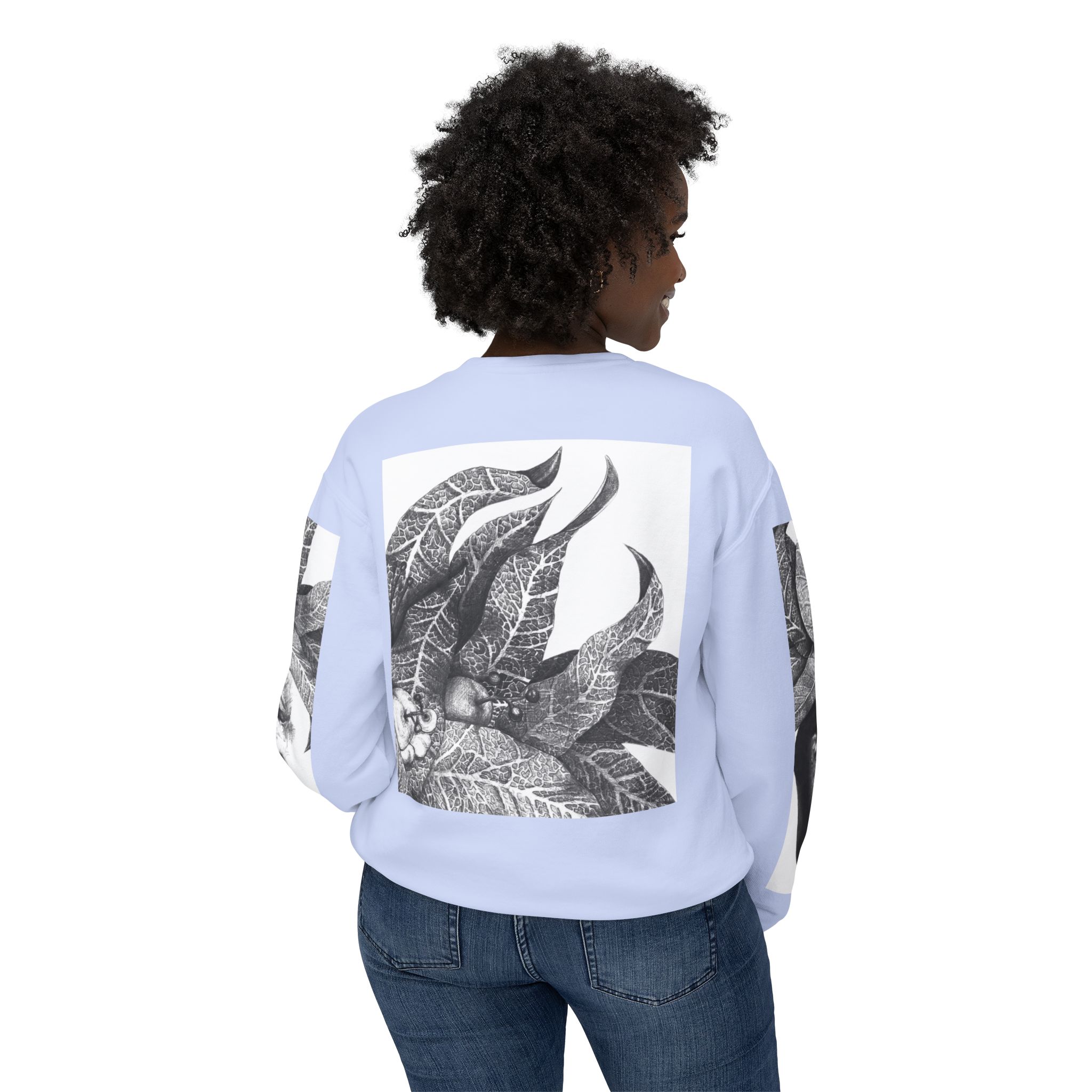 The Original Sunman: Softness & Sustainable Vision - Unisex Lightweight Crewneck Sweatshirt - By Siphiwe Ngwenya - Image 40