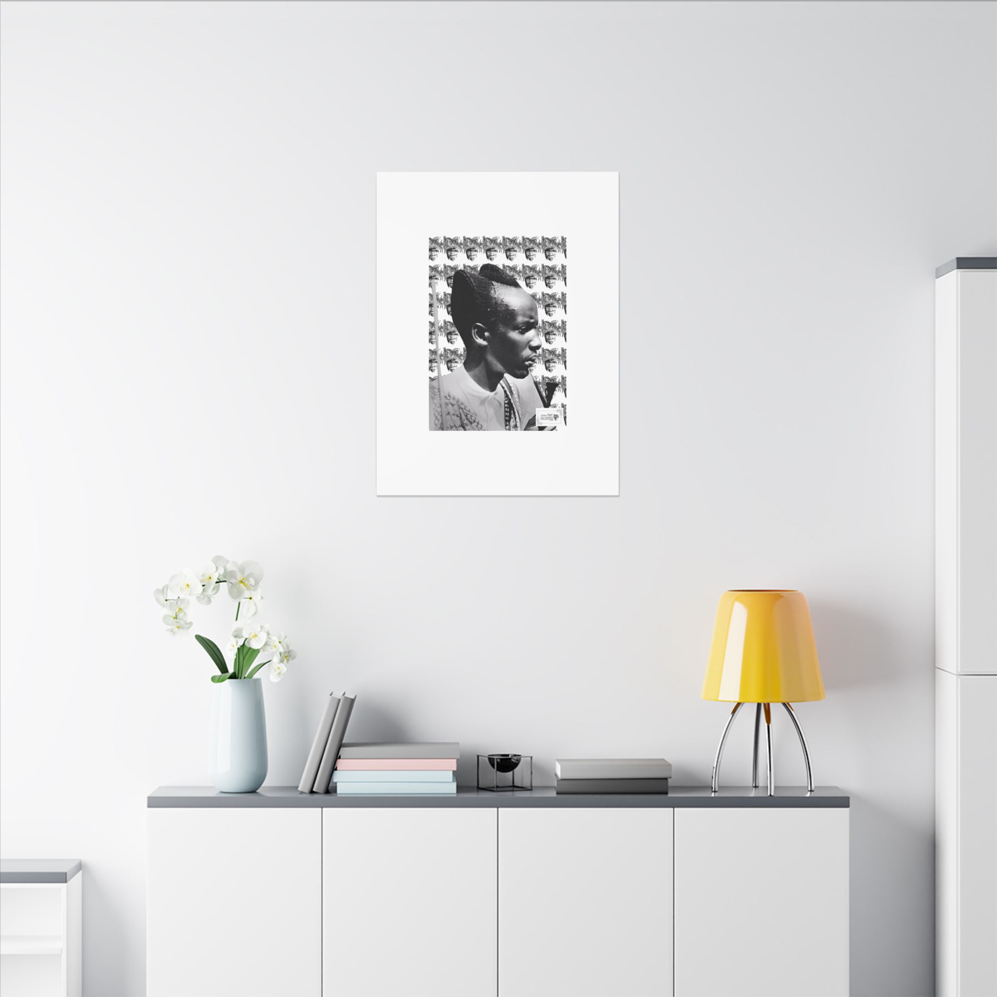 Matte Canvas Print — Black & White Portrait Art (Stretched) - Image 80