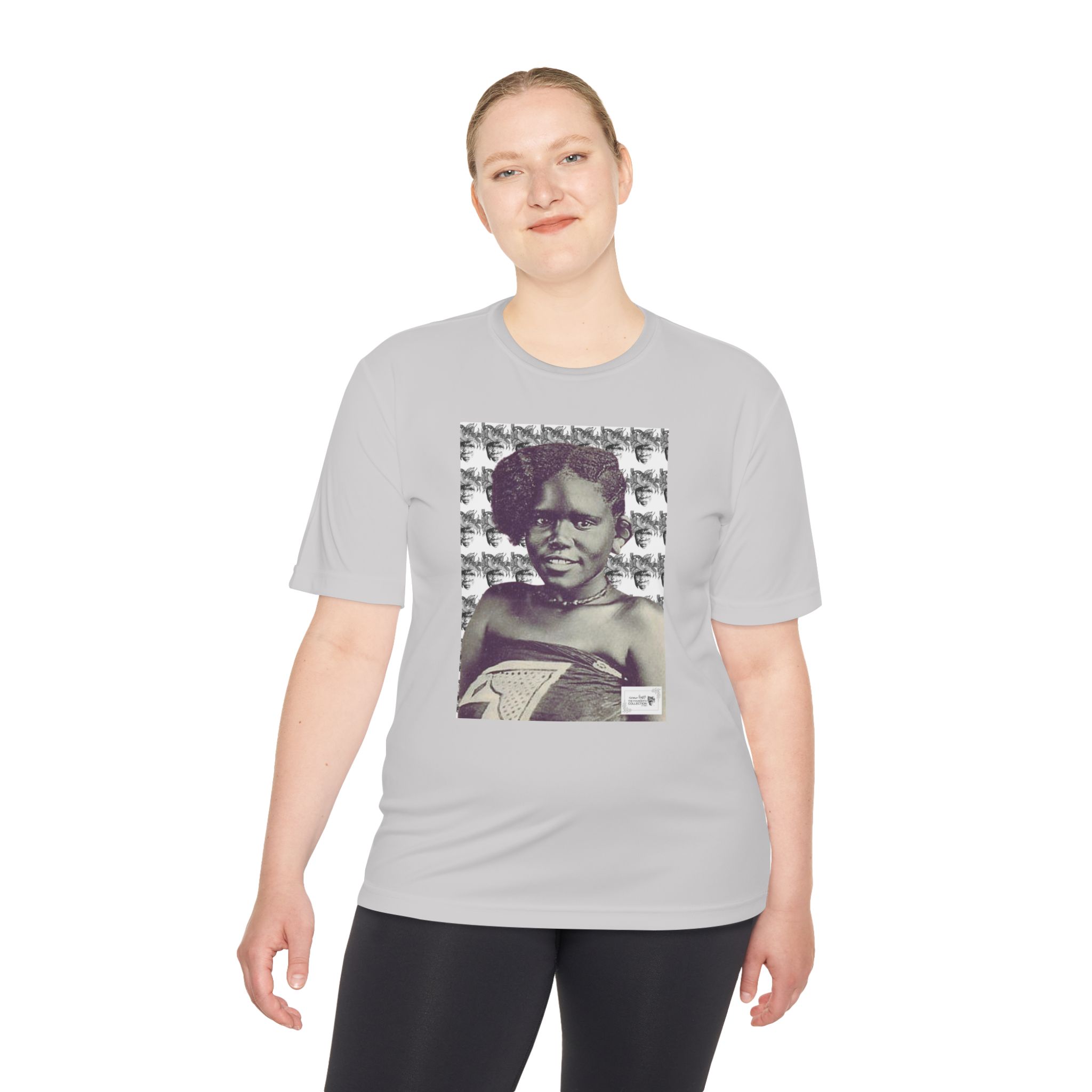 Graphic Tee — Vintage Portrait Black & White Photo Print - Image 8
