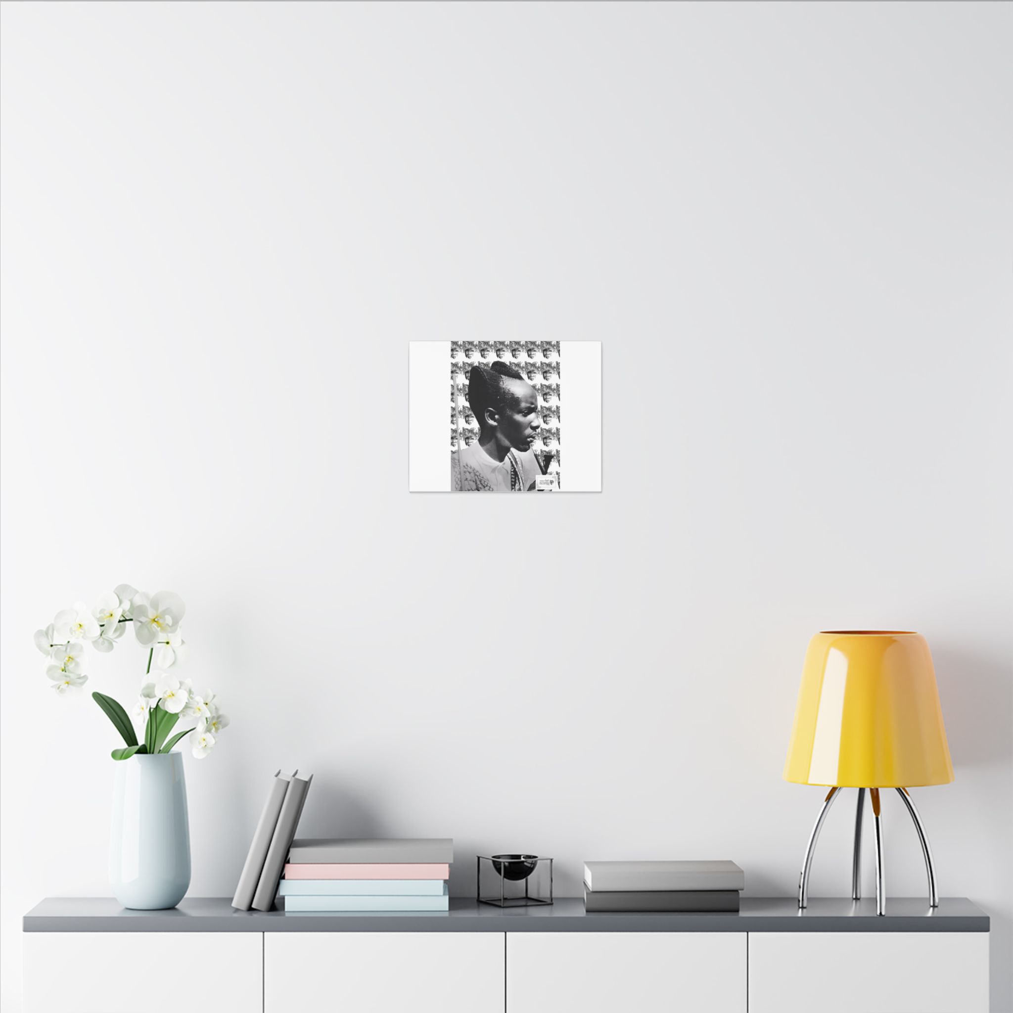Matte Canvas Print — Black & White Portrait Art (Stretched) - Image 136