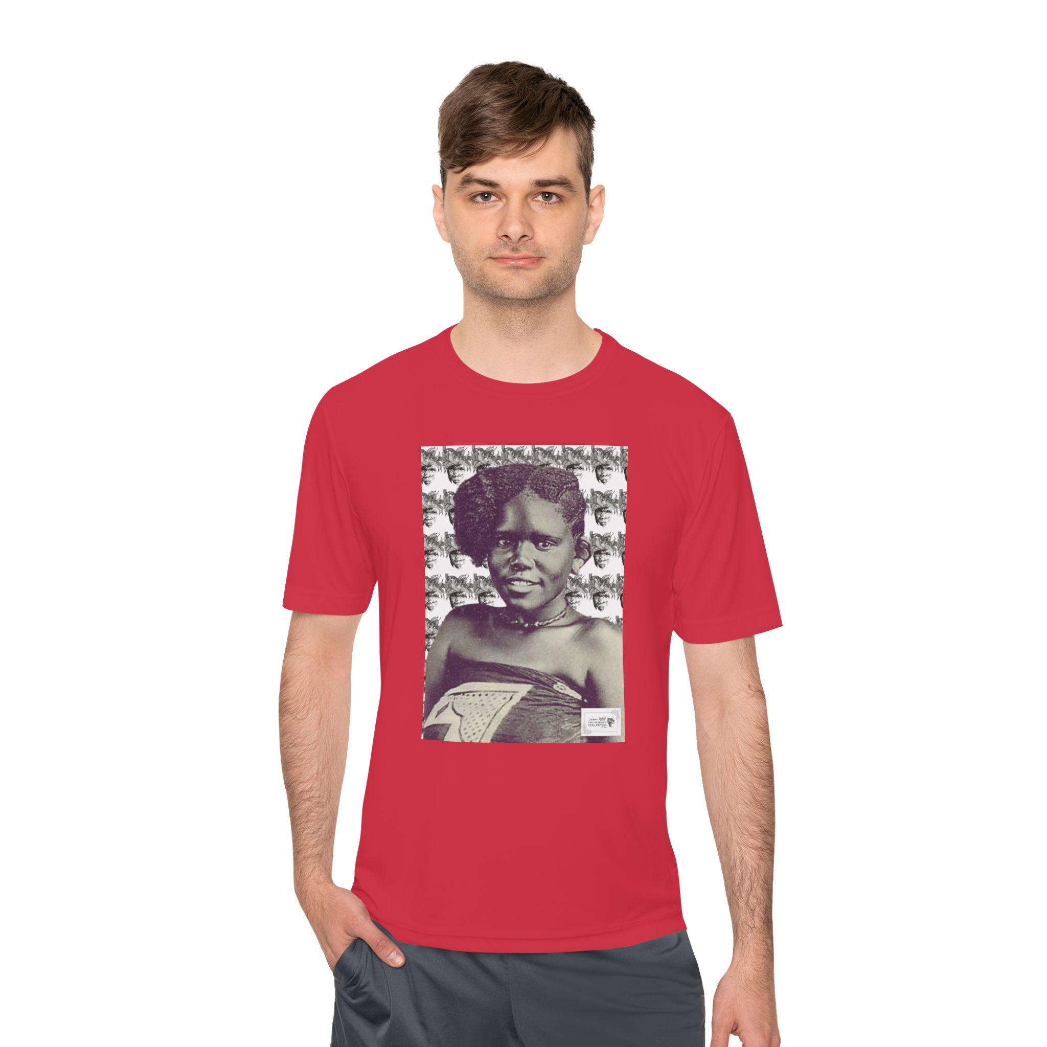 Graphic Tee — Vintage Portrait Black & White Photo Print - Image 43