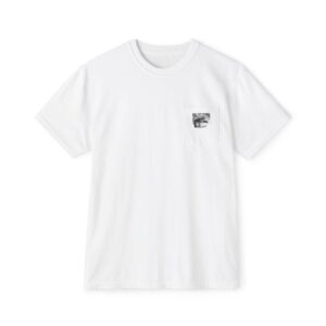 Pocket T-Shirt — Minimal Black & White Photo Pocket Tee