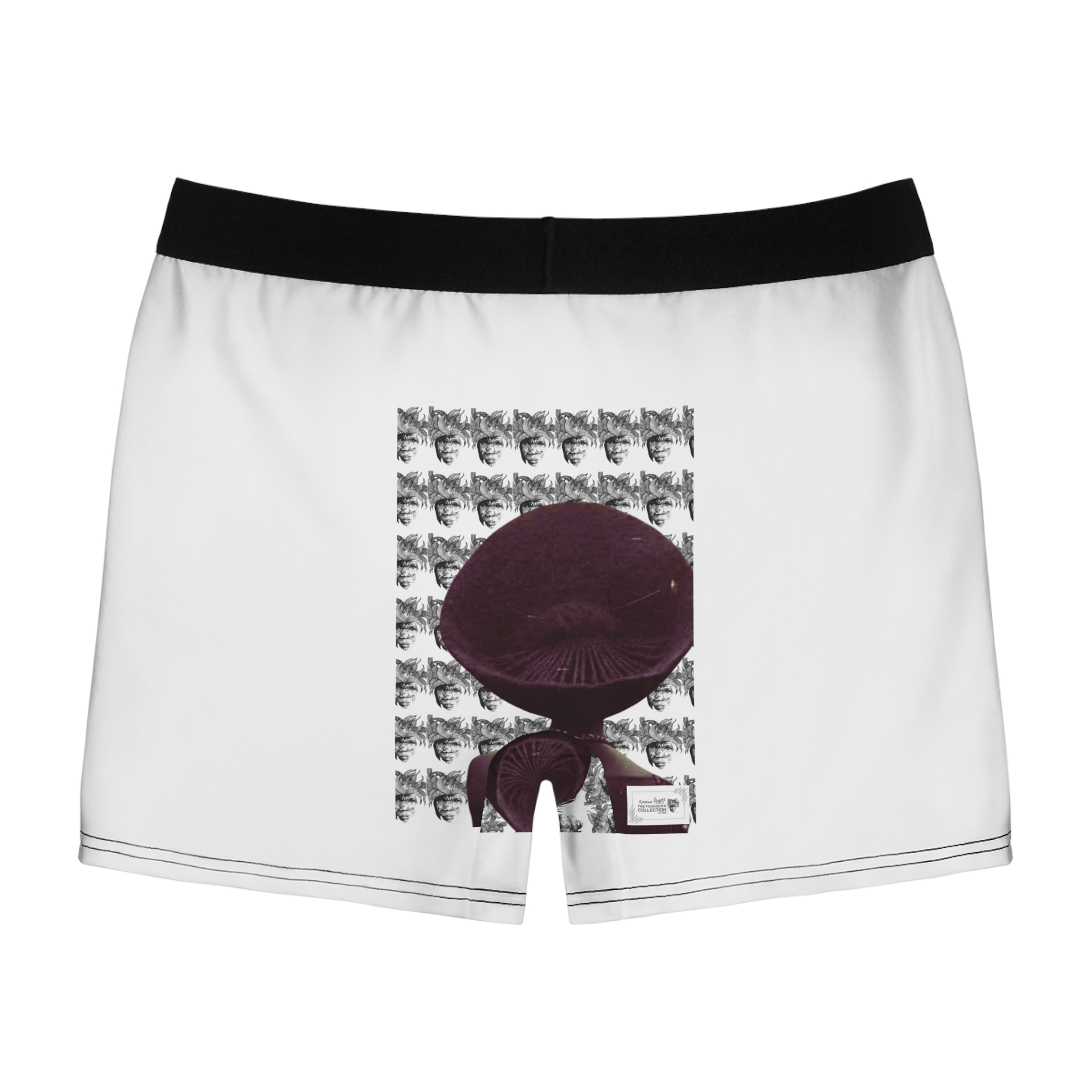 Vintage Camera Pattern Boxer Briefs — Retro Photography Men’s Underwear - Image 2