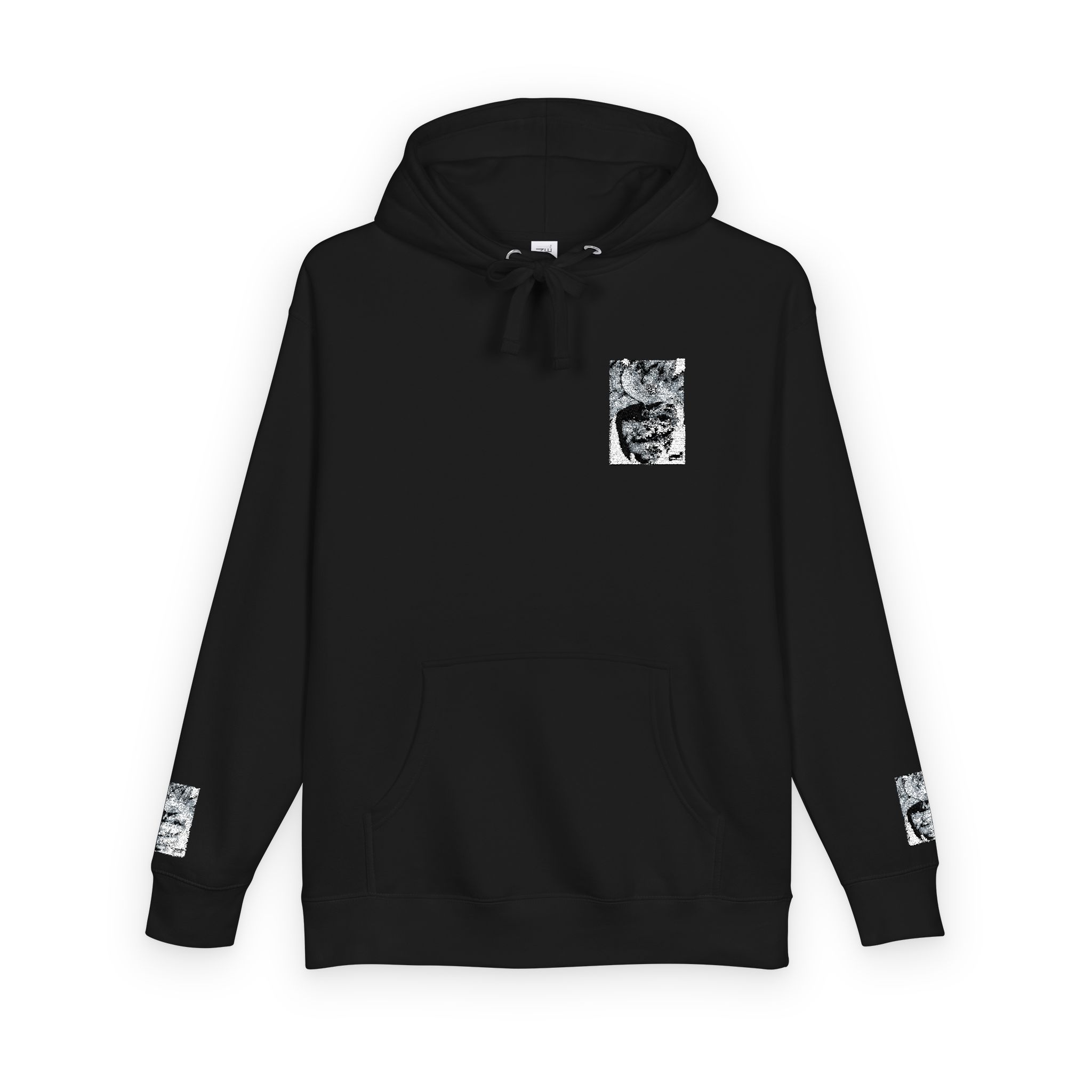 Marble Pocket Graphic Hoodie — Coral Streetwear Pullover - Image 54