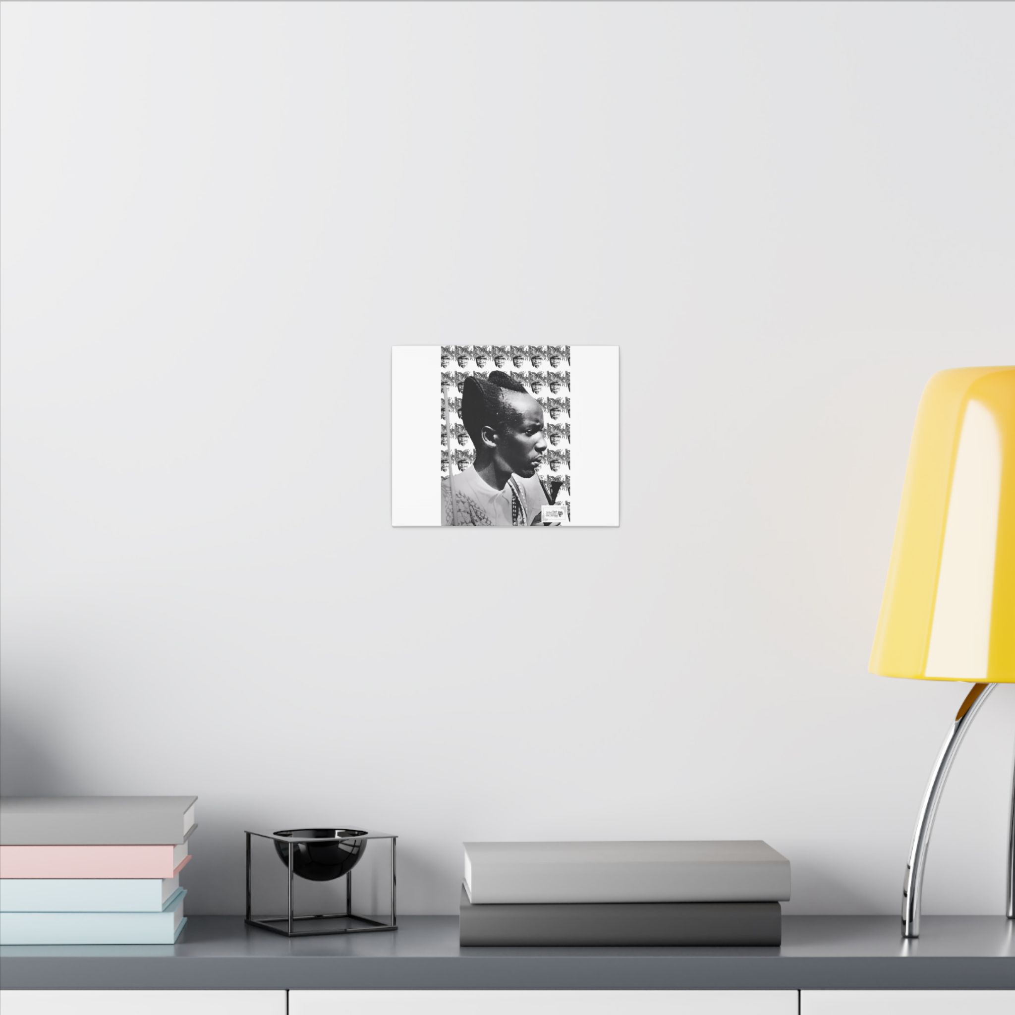 Matte Canvas Print — Black & White Portrait Art (Stretched) - Image 124