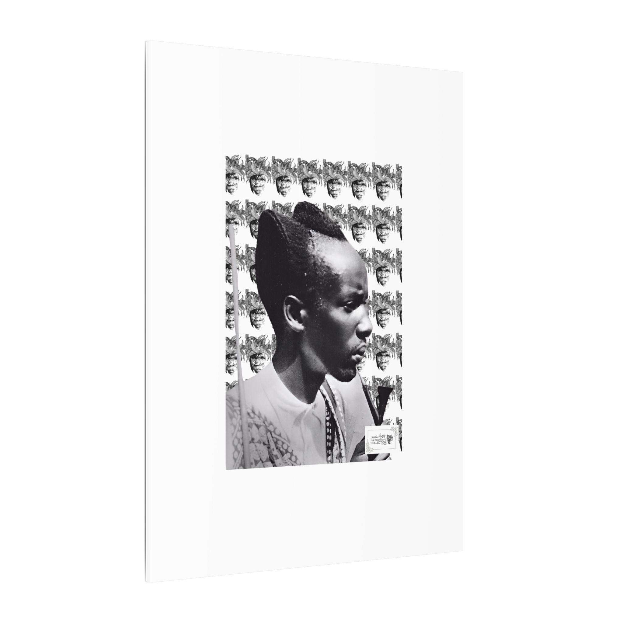 Matte Canvas Print — Black & White Portrait Art (Stretched) - Image 166