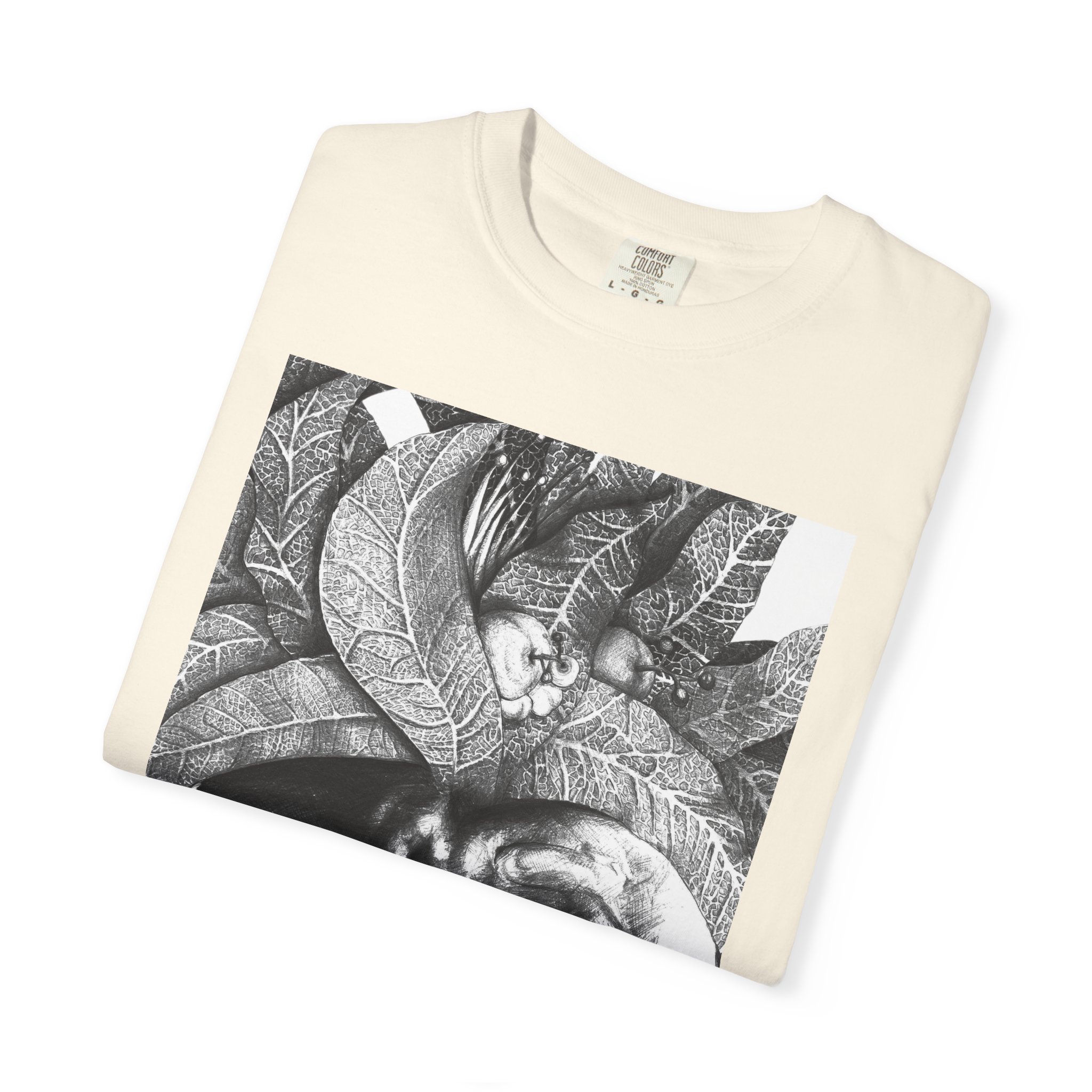 Portrait Graphic T-Shirt — Monochrome Tribal Face Art Tee - Image 19