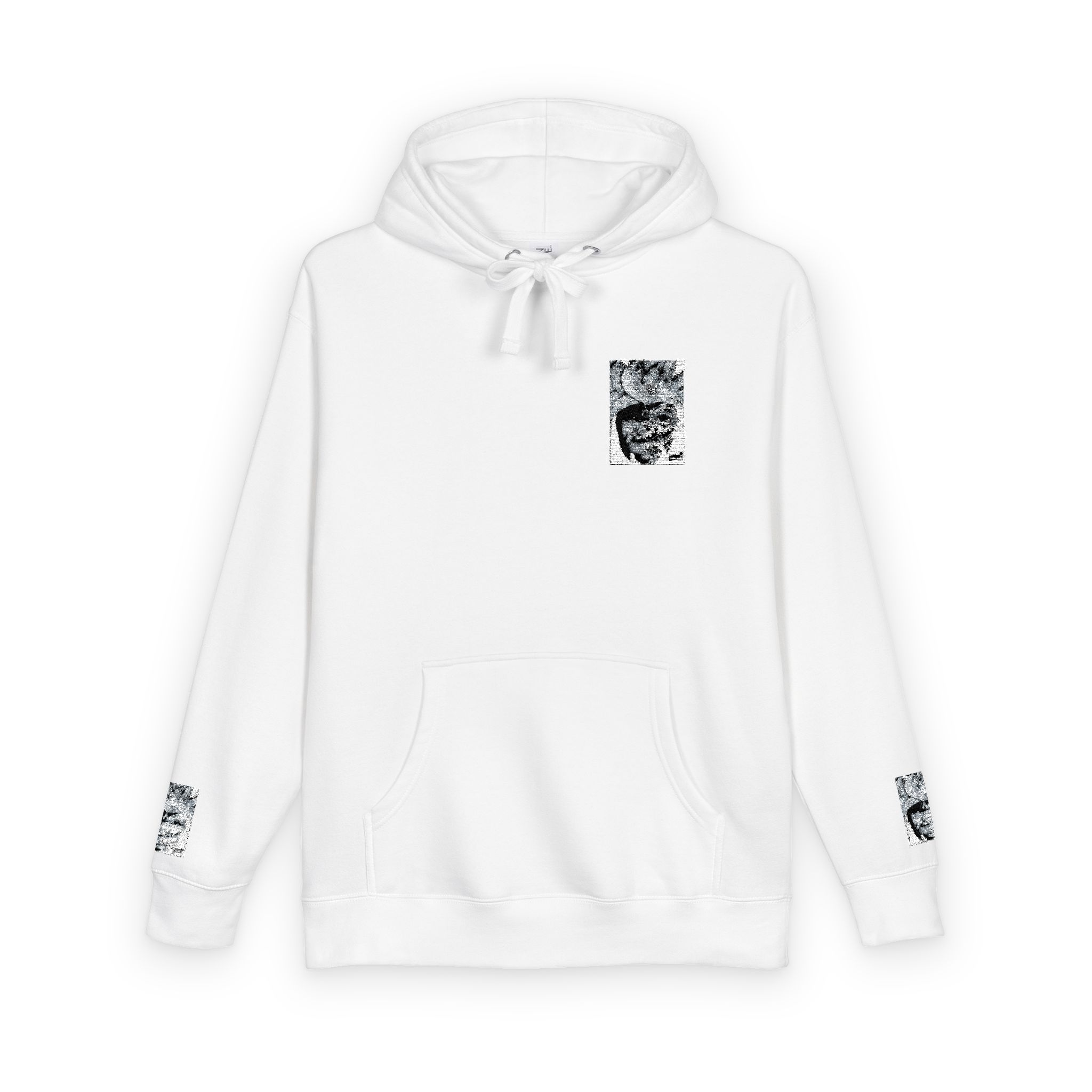 Marble Pocket Graphic Hoodie — Coral Streetwear Pullover - Image 22