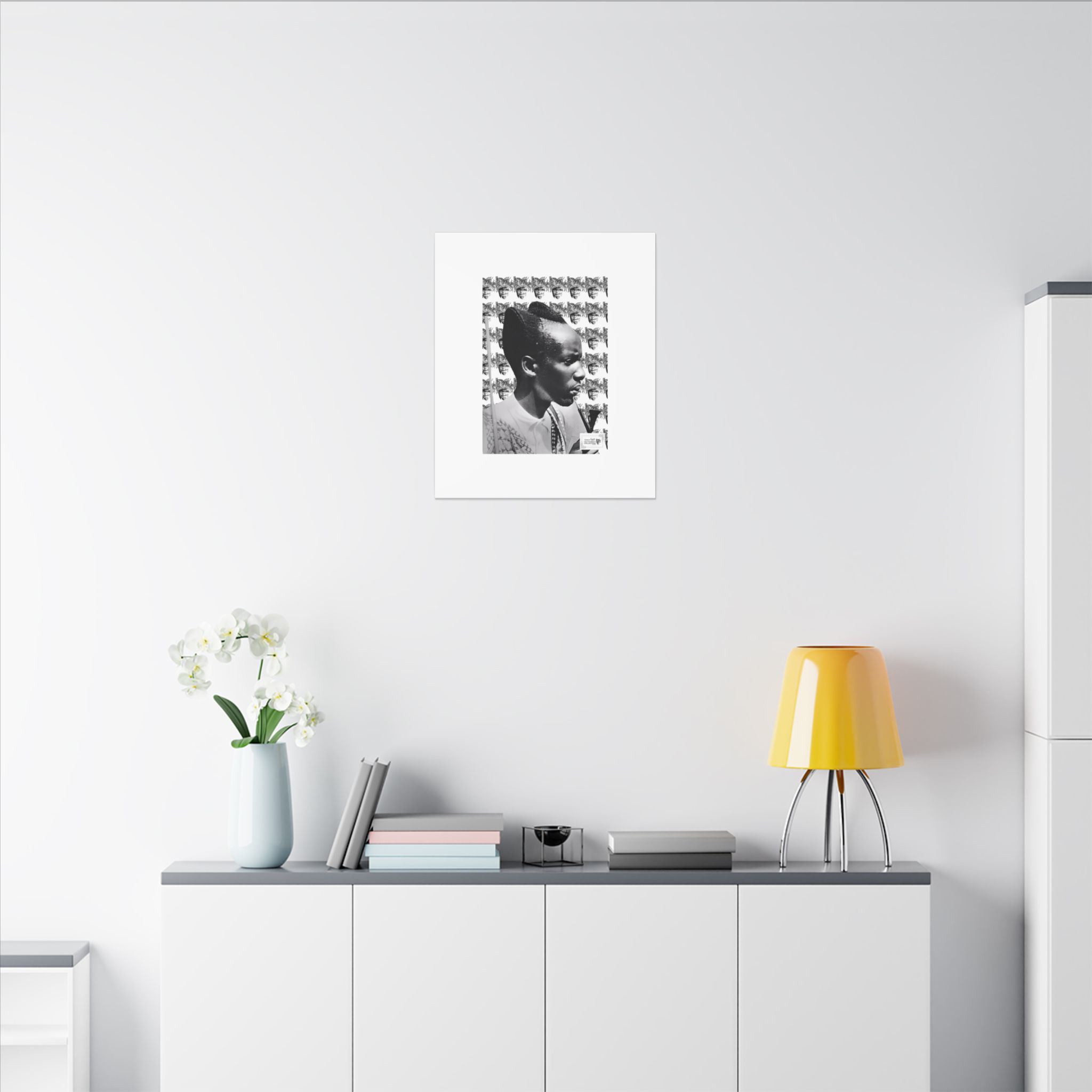 Matte Canvas Print — Black & White Portrait Art (Stretched) - Image 196