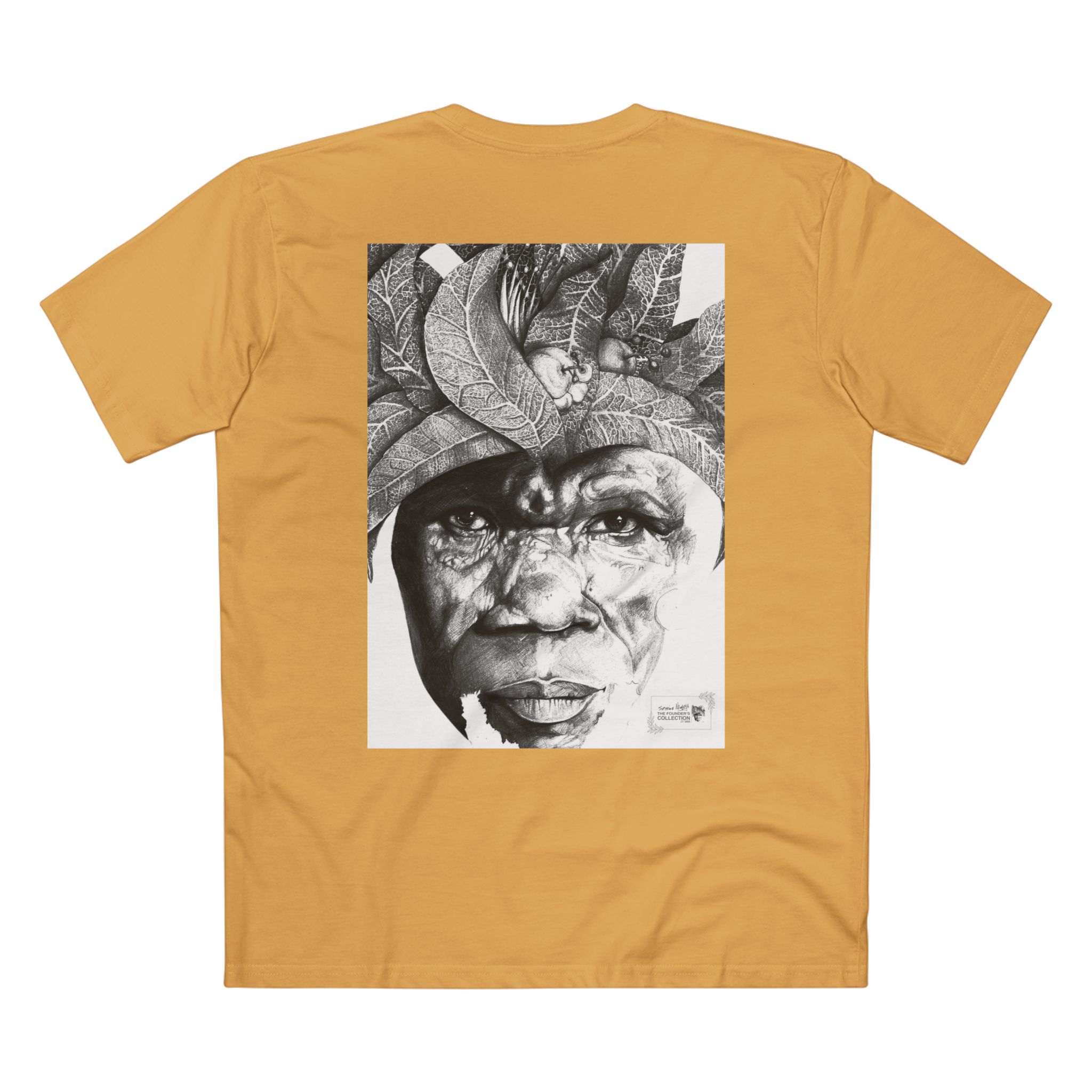 Portrait Tee — Monochrome Tribal Face Art Graphic T-Shirt - Image 30
