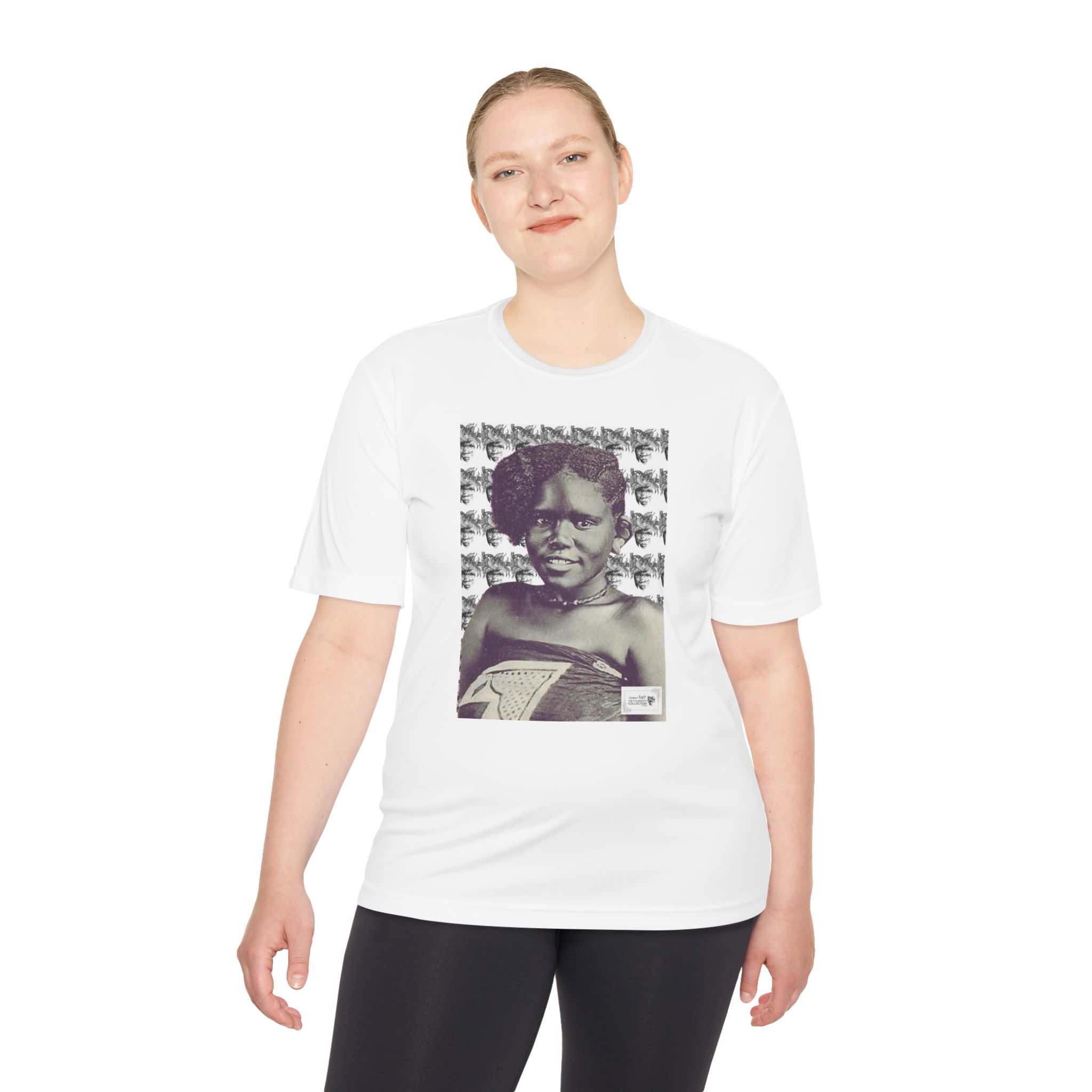 Graphic Tee — Vintage Portrait Black & White Photo Print - Image 4