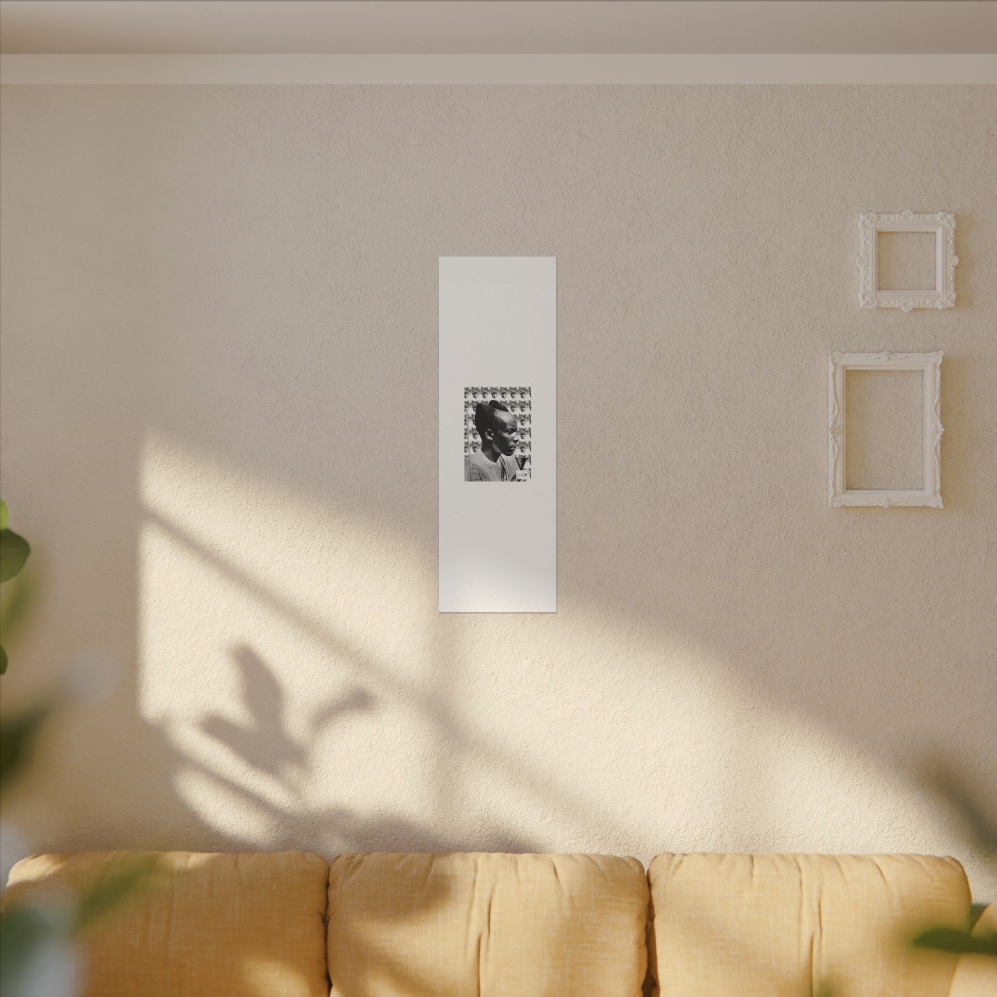 Matte Canvas Print — Black & White Portrait Art (Stretched) - Image 119