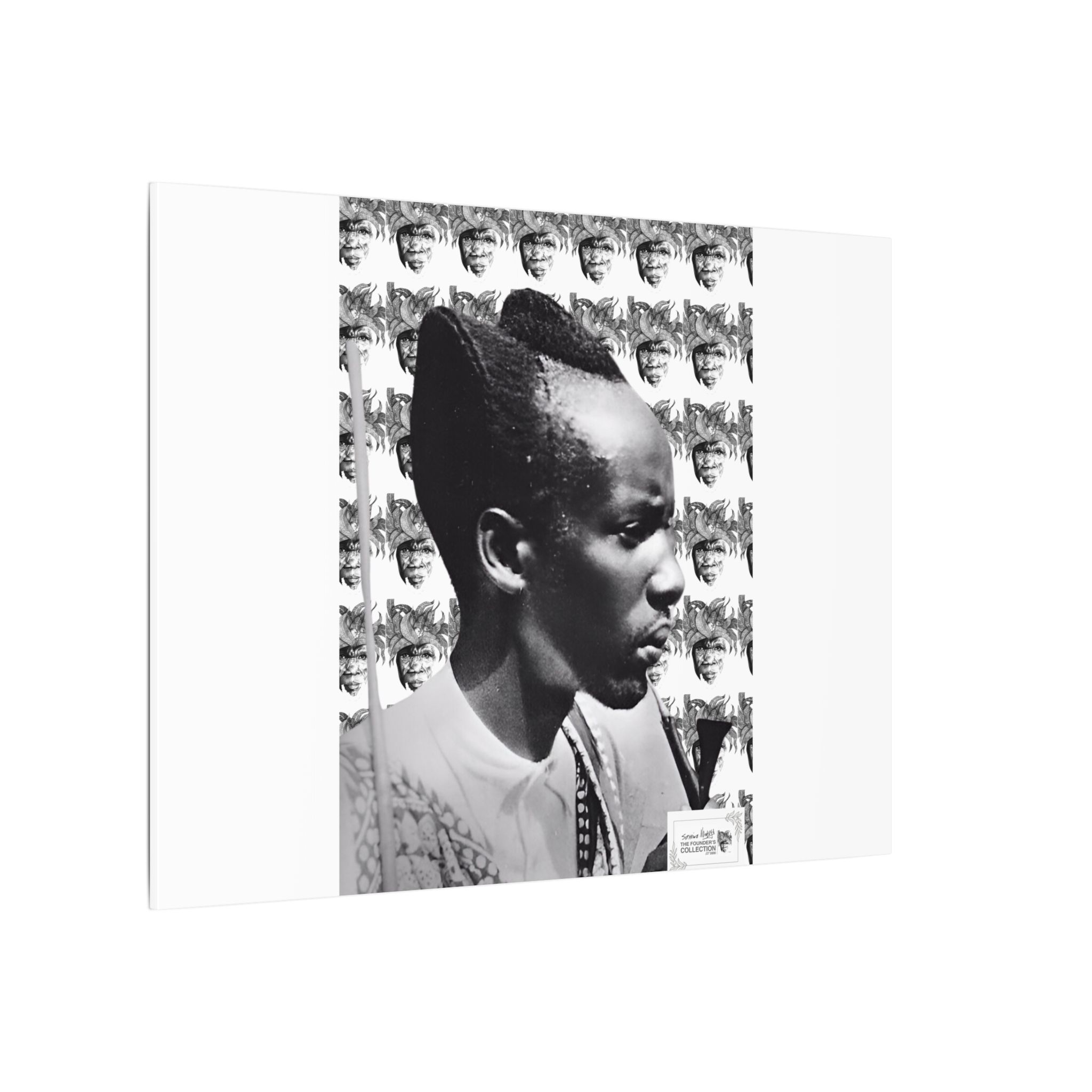 Matte Canvas Print — Black & White Portrait Art (Stretched) - Image 14